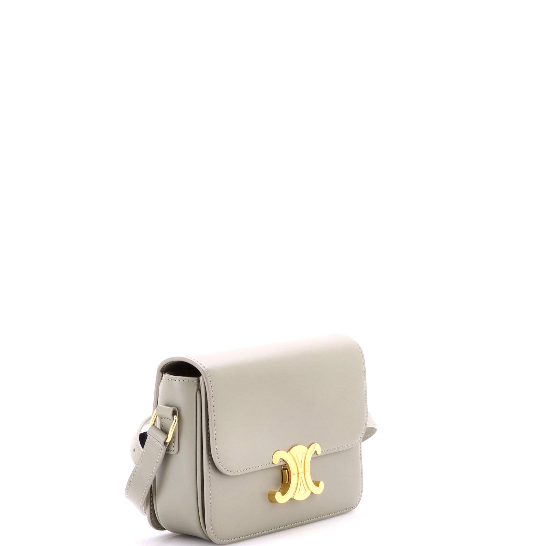 Triomphe Shoulder Bag Smooth Calfskin Teen