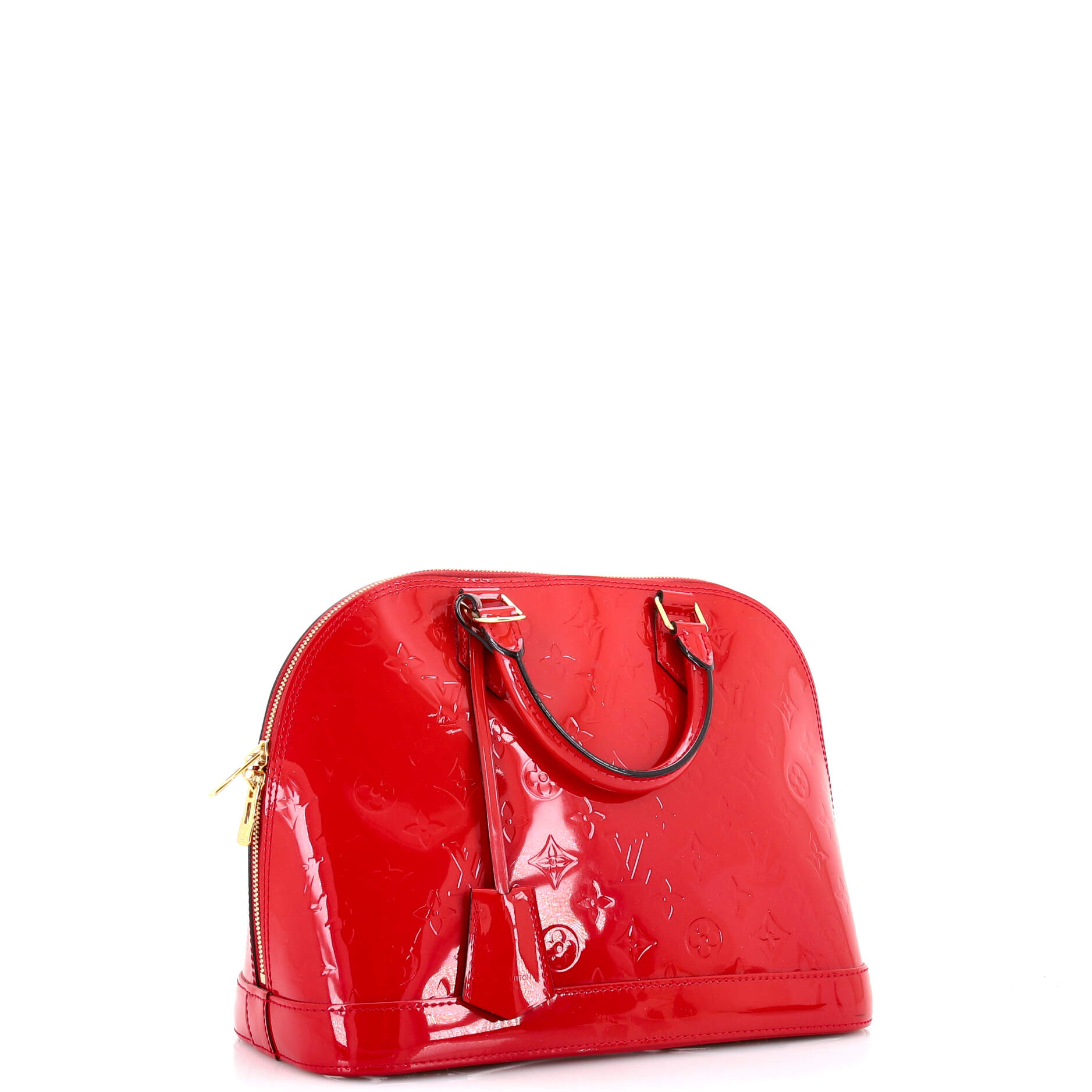 Alma Handbag Monogram Vernis PM