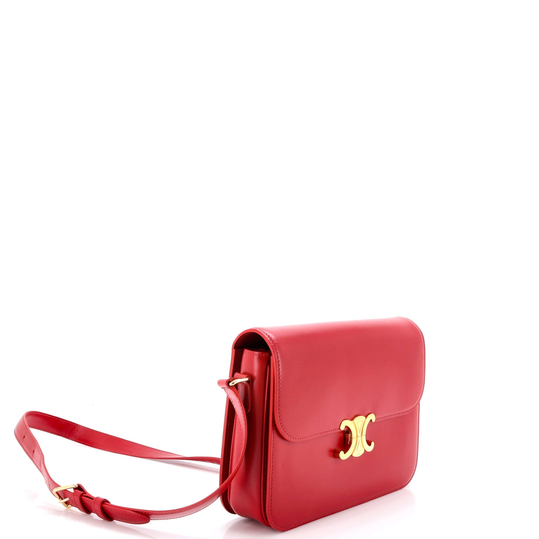 Triomphe Shoulder Bag Smooth Calfskin Medium