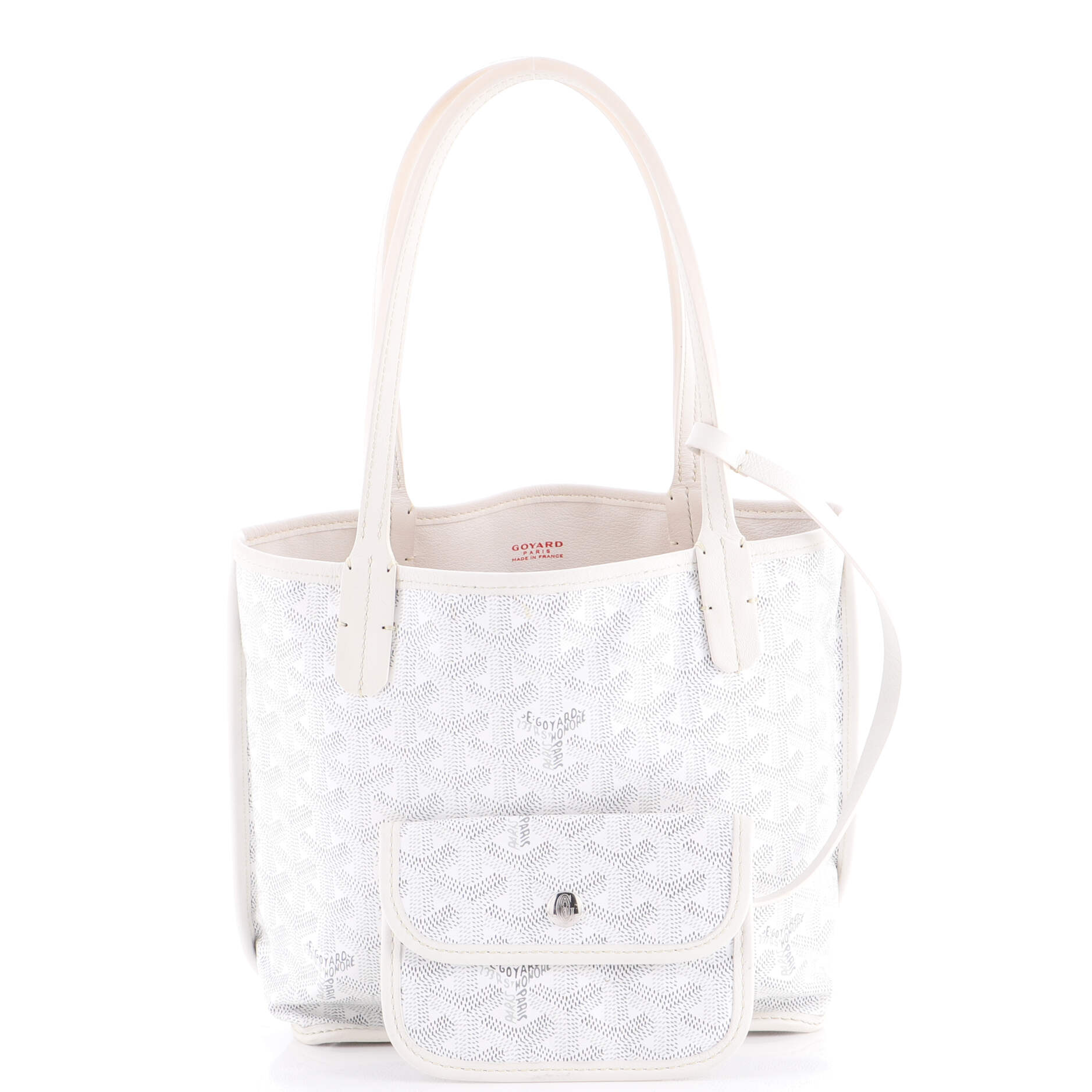 Anjou Reversible Tote Coated Canvas Mini
