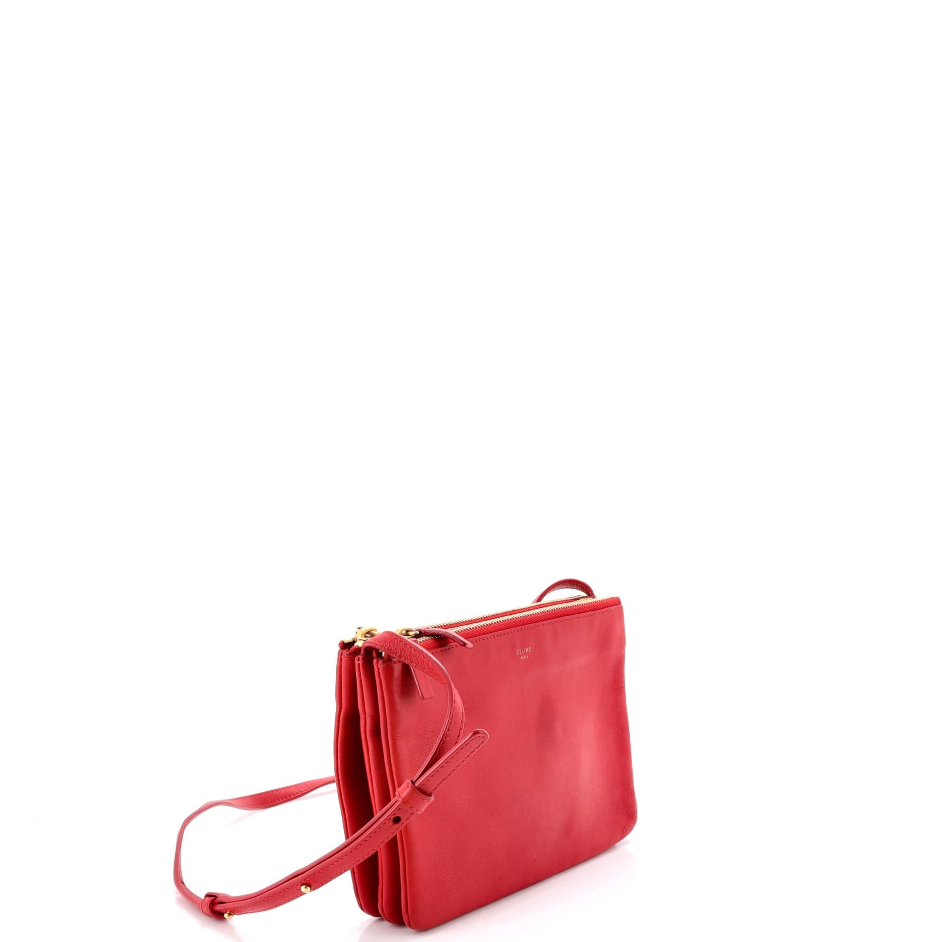Trio Crossbody Bag Leather Small