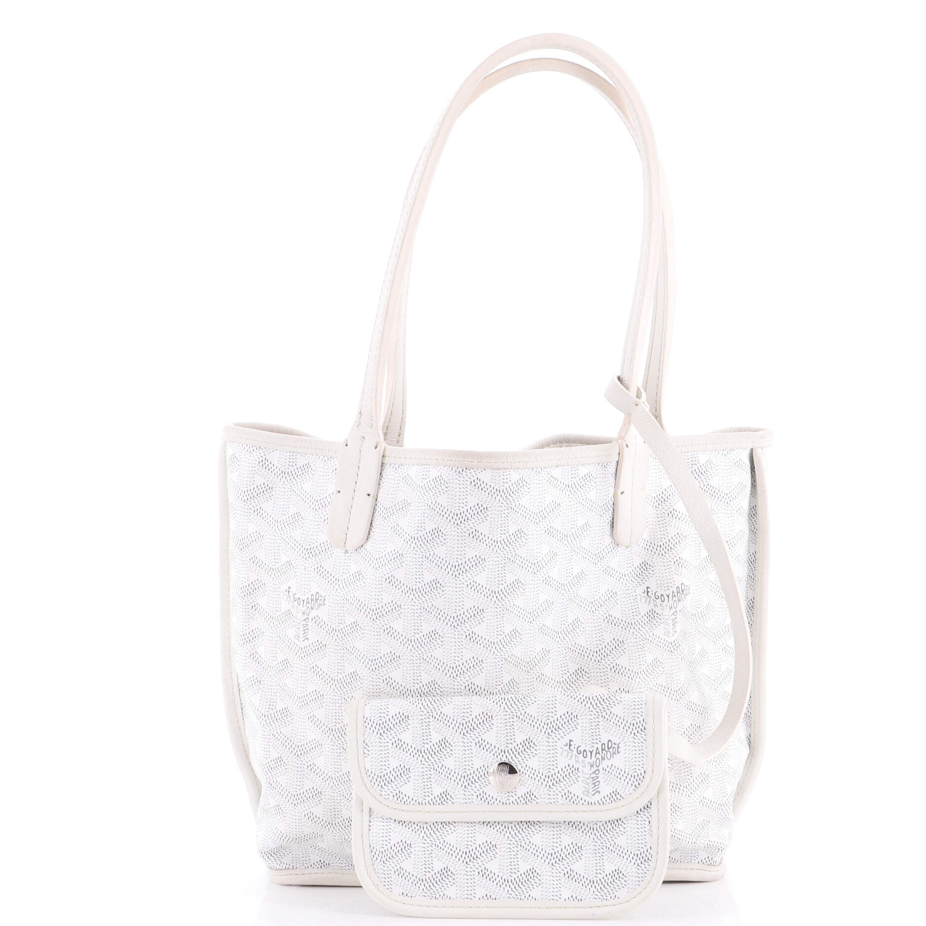 Anjou Reversible Tote Coated Canvas Mini