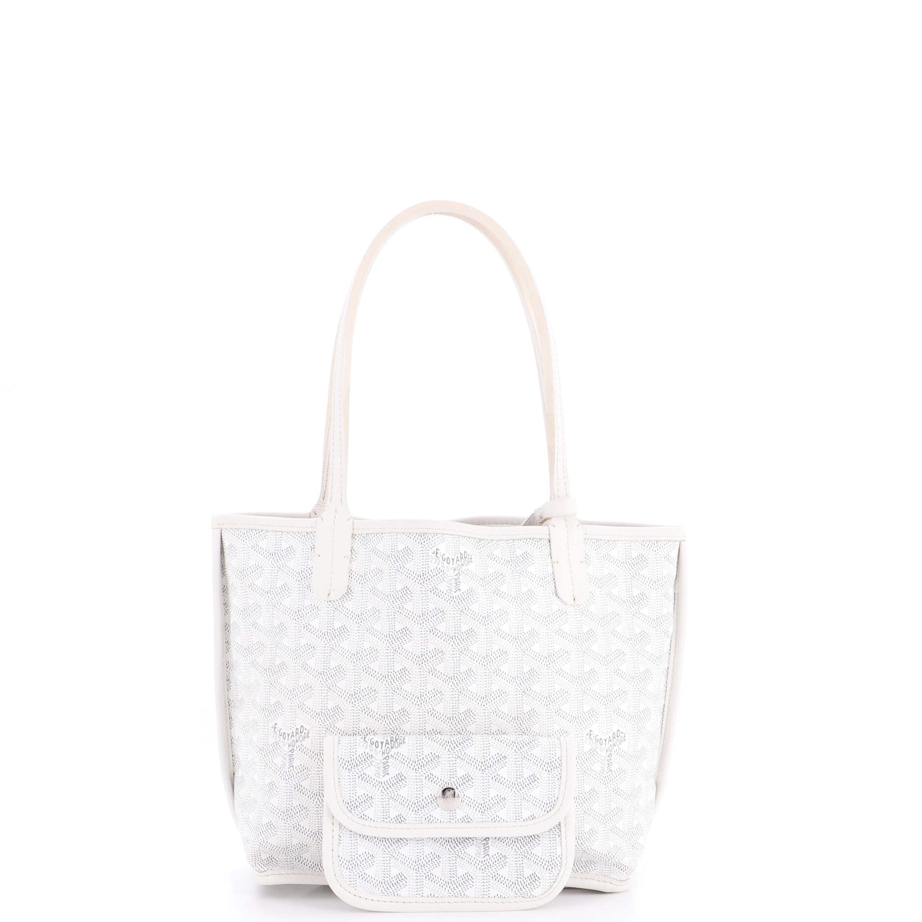 Anjou Reversible Tote Coated Canvas Mini