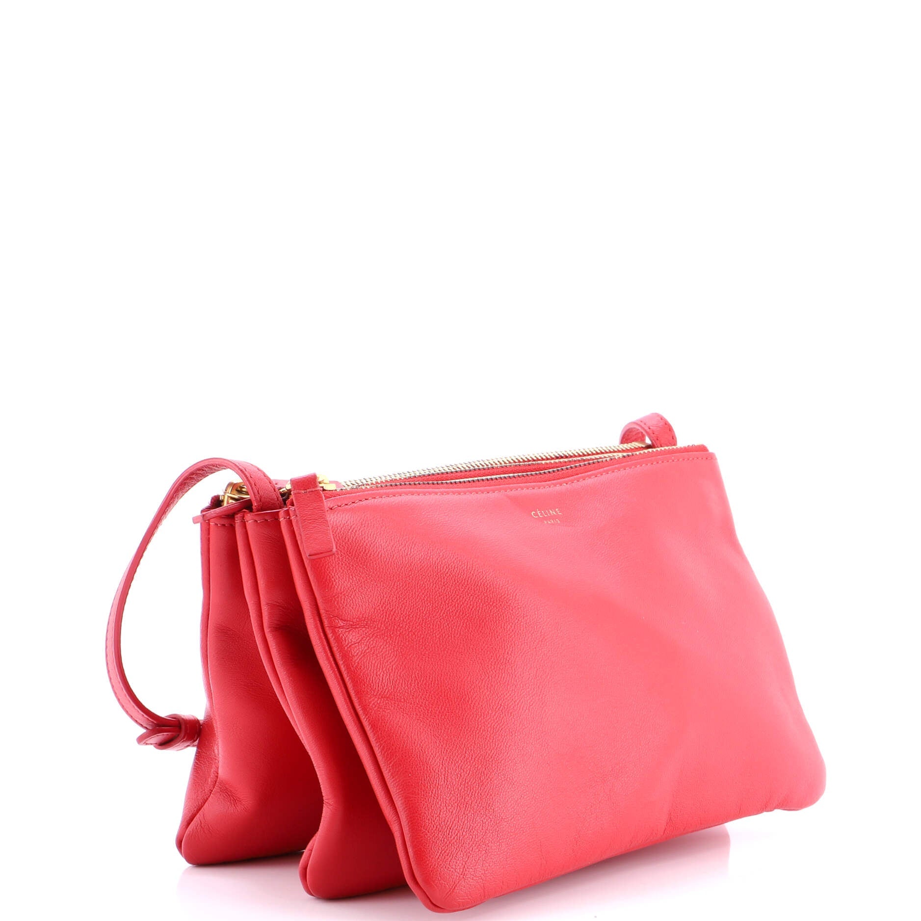 Trio Crossbody Bag Leather Small