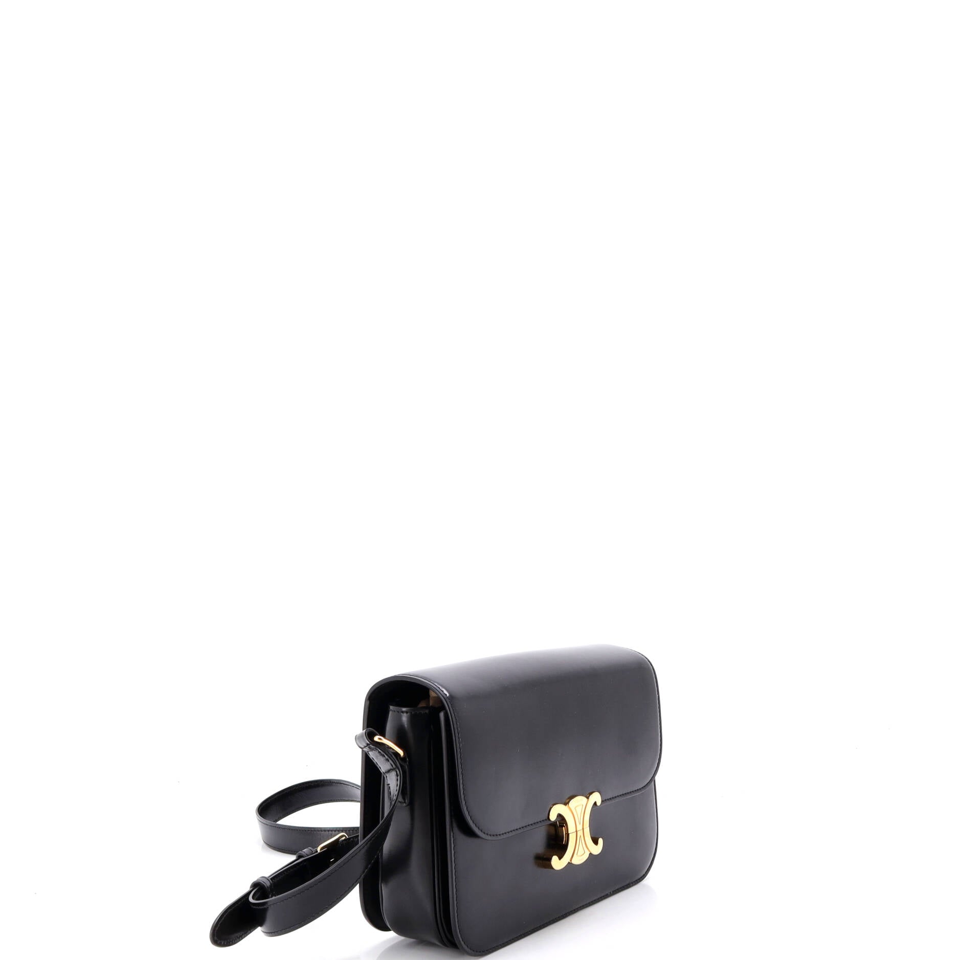 Triomphe Shoulder Bag Smooth Calfskin Medium