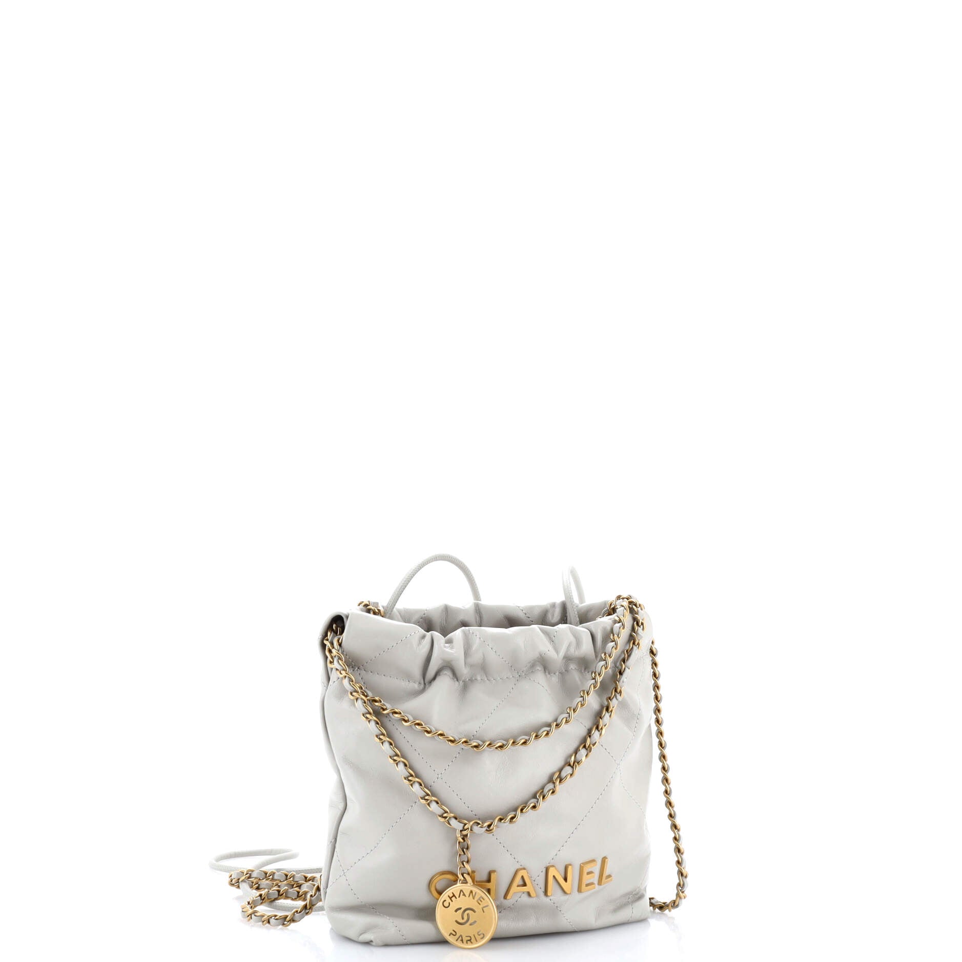 22 Chain Hobo Quilted Calfskin Mini