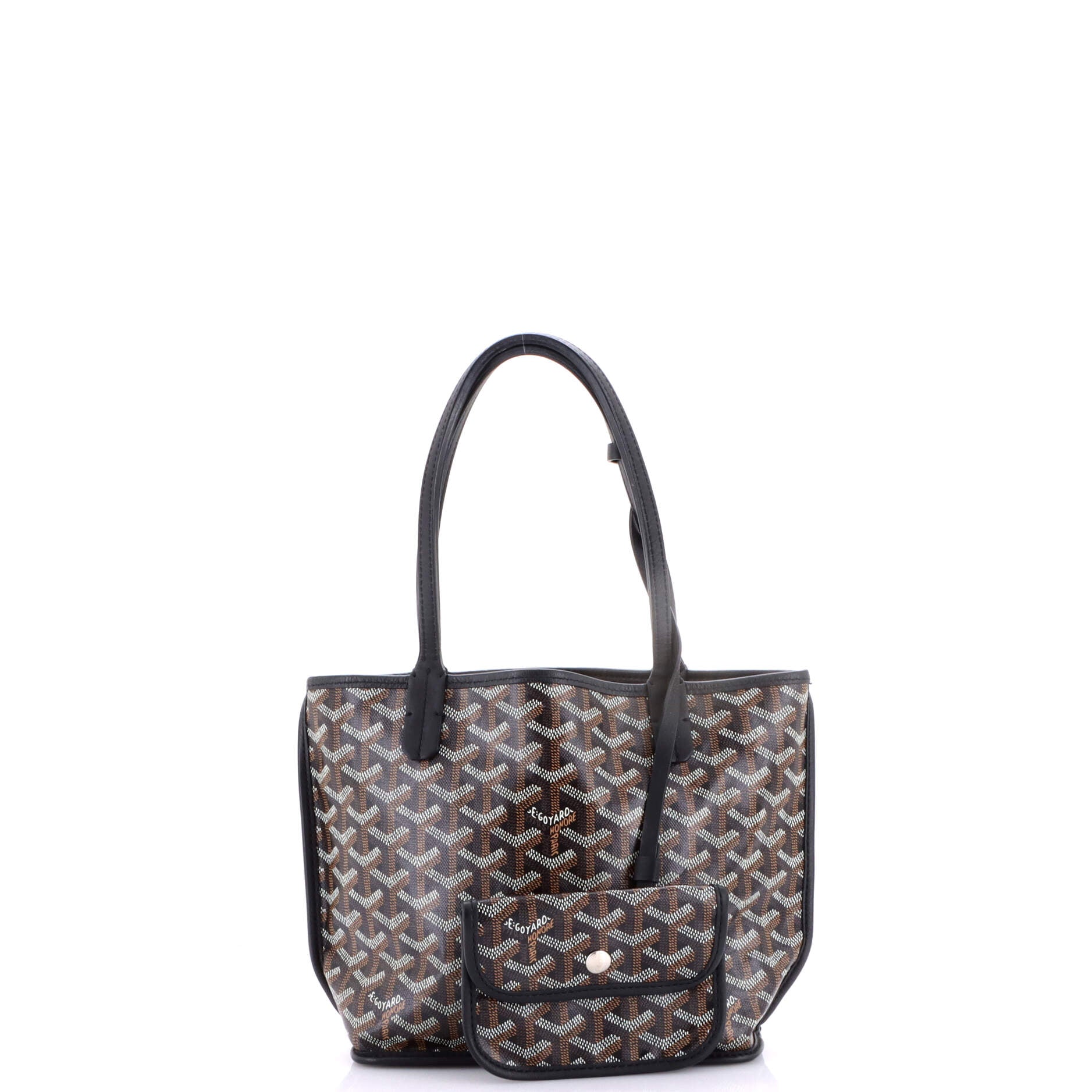Anjou Reversible Tote Coated Canvas Mini