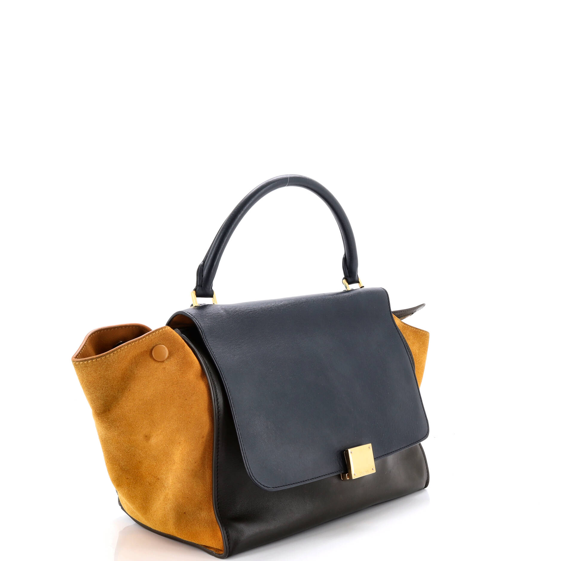 Tricolor Trapeze Bag Leather Medium