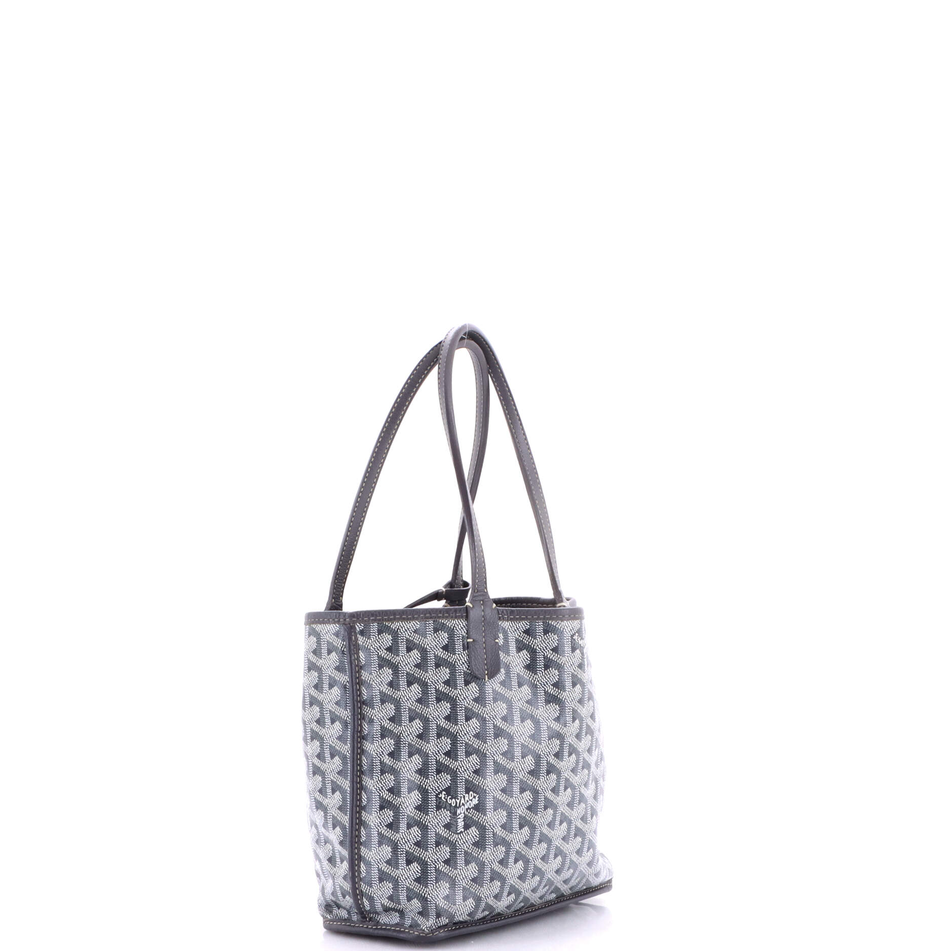 Anjou Reversible Tote Coated Canvas Mini
