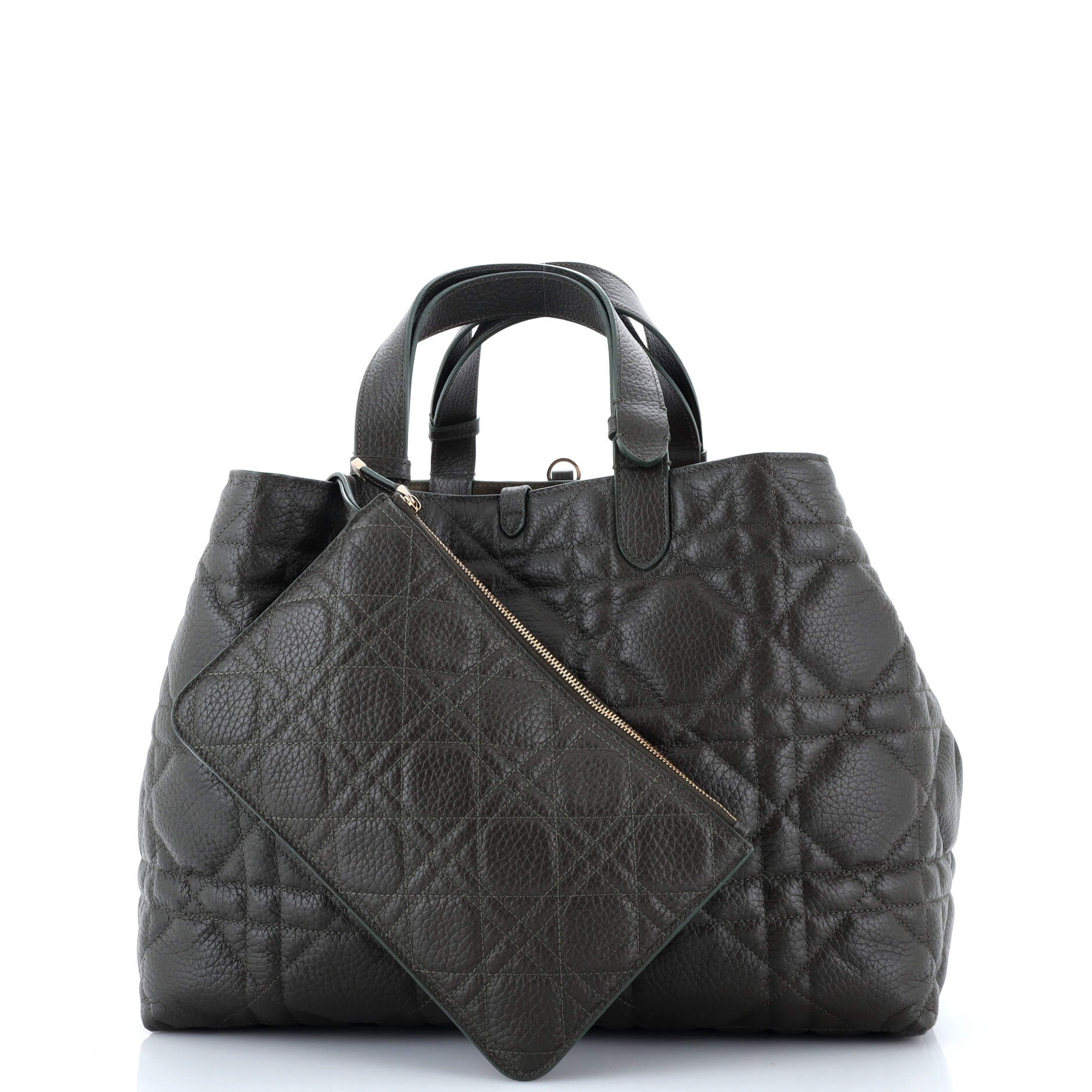 Toujours Tote Bag Macrocannage Quilt Calfskin Large
