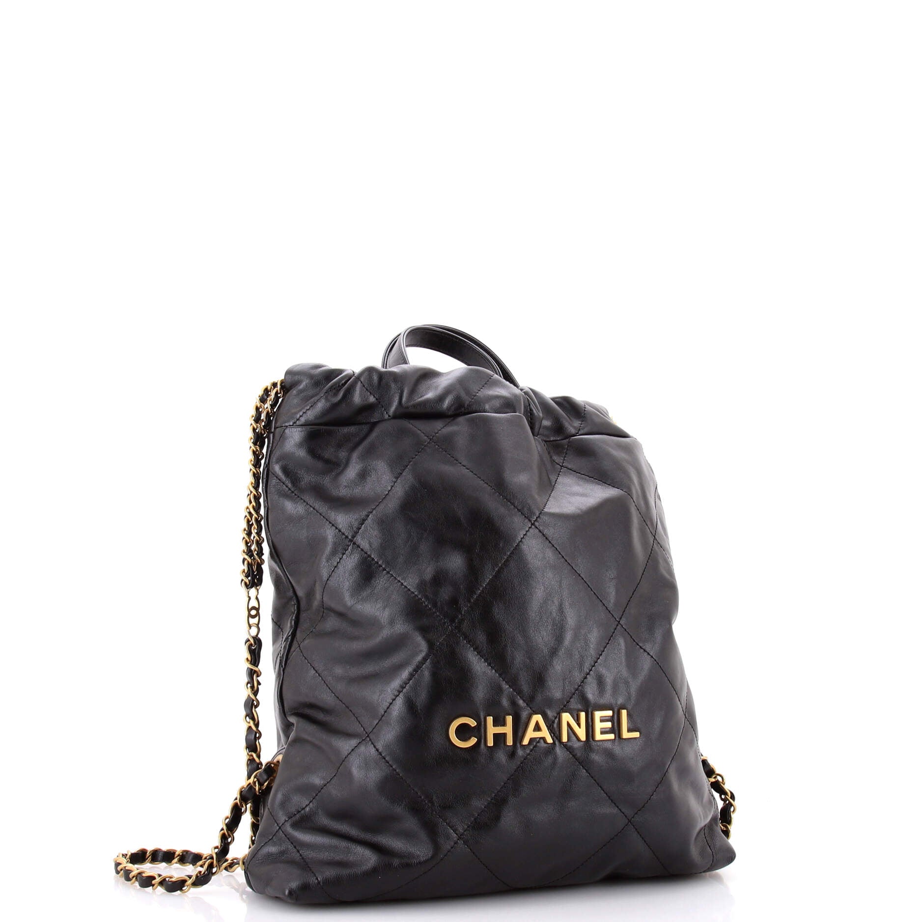 22 Chain Backpack Quilted Calfskin Medium