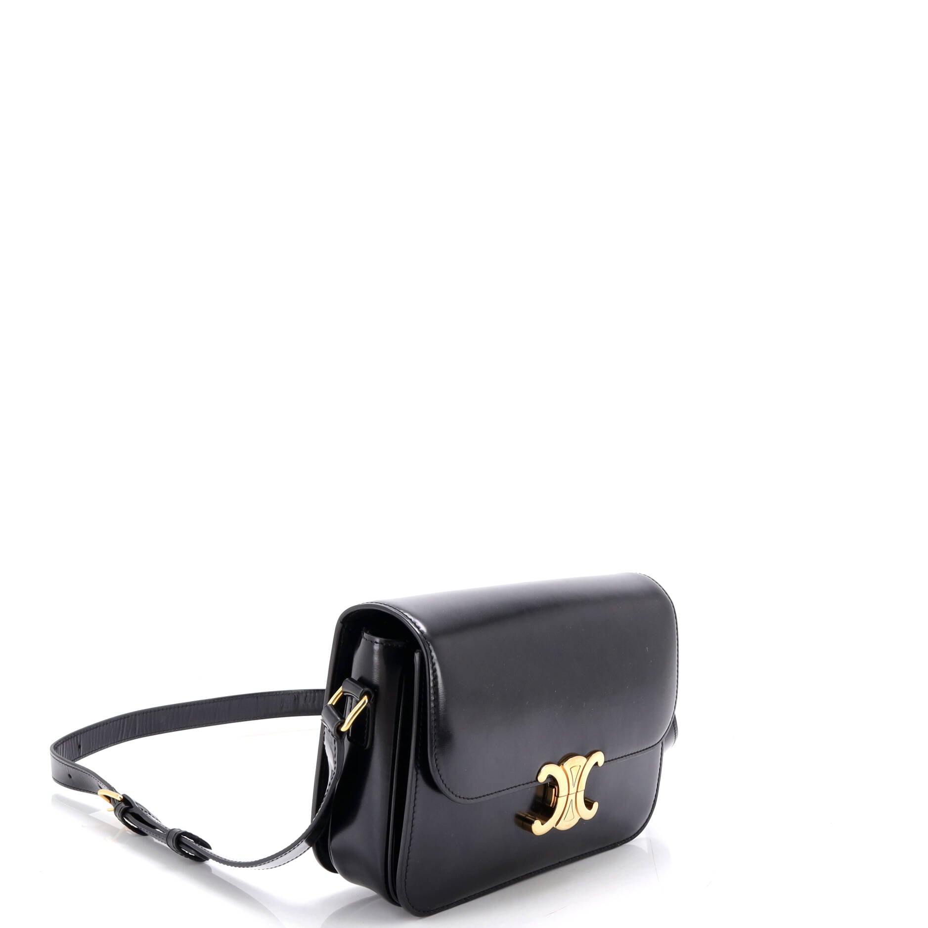 Triomphe Shoulder Bag Smooth Calfskin Medium
