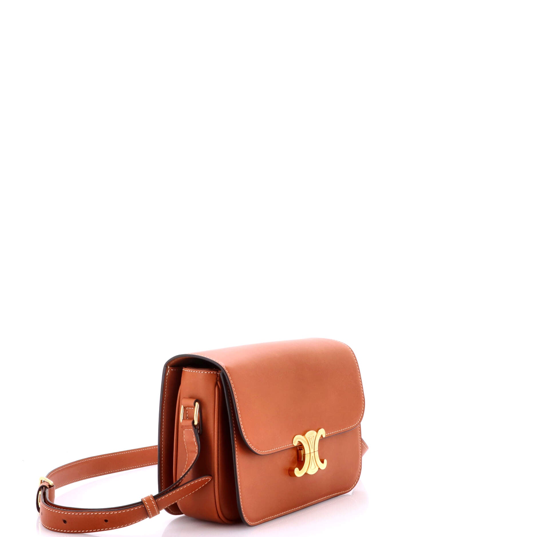 Triomphe Shoulder Bag Smooth Calfskin Medium