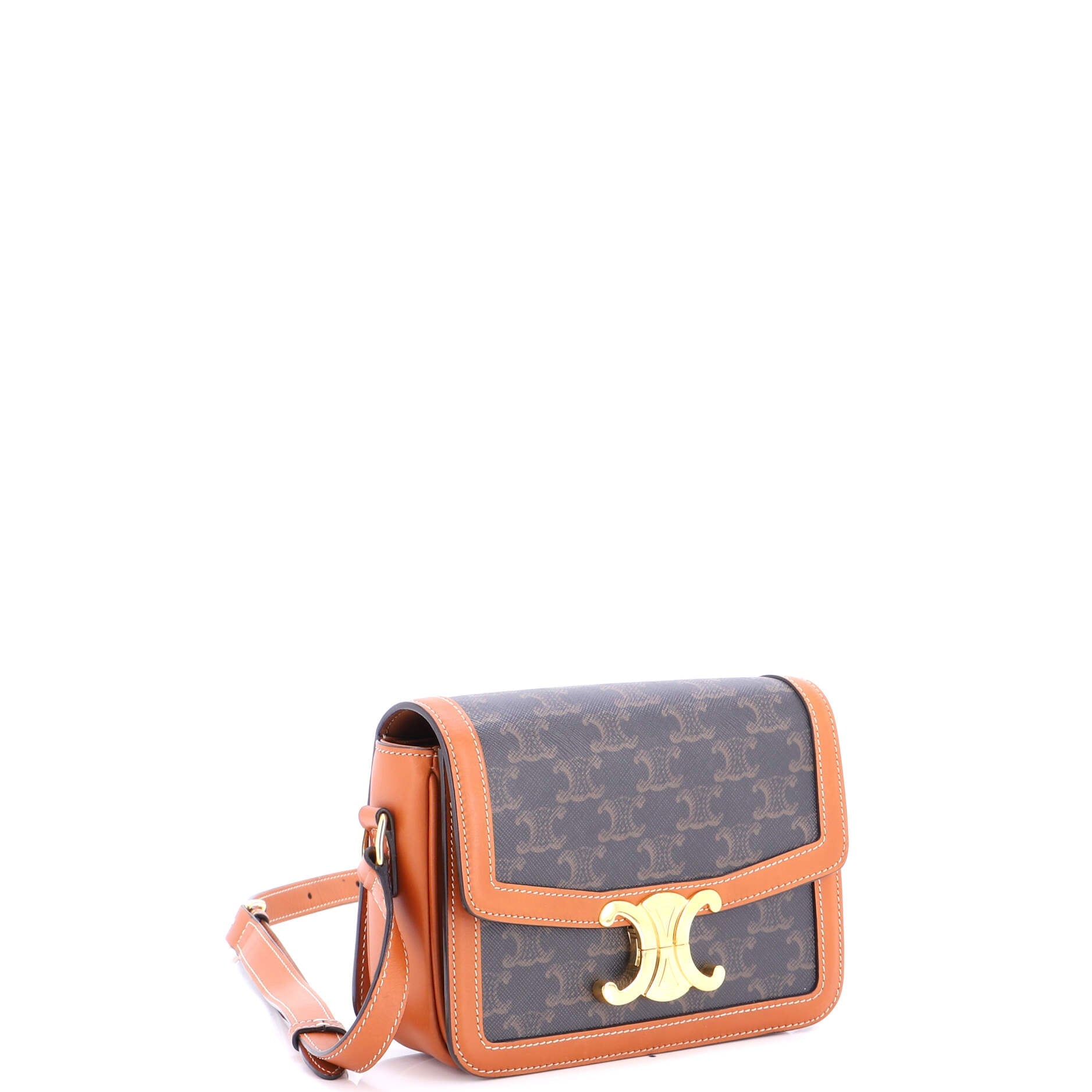 Triomphe Shoulder Bag Triomphe Coated Canvas Teen