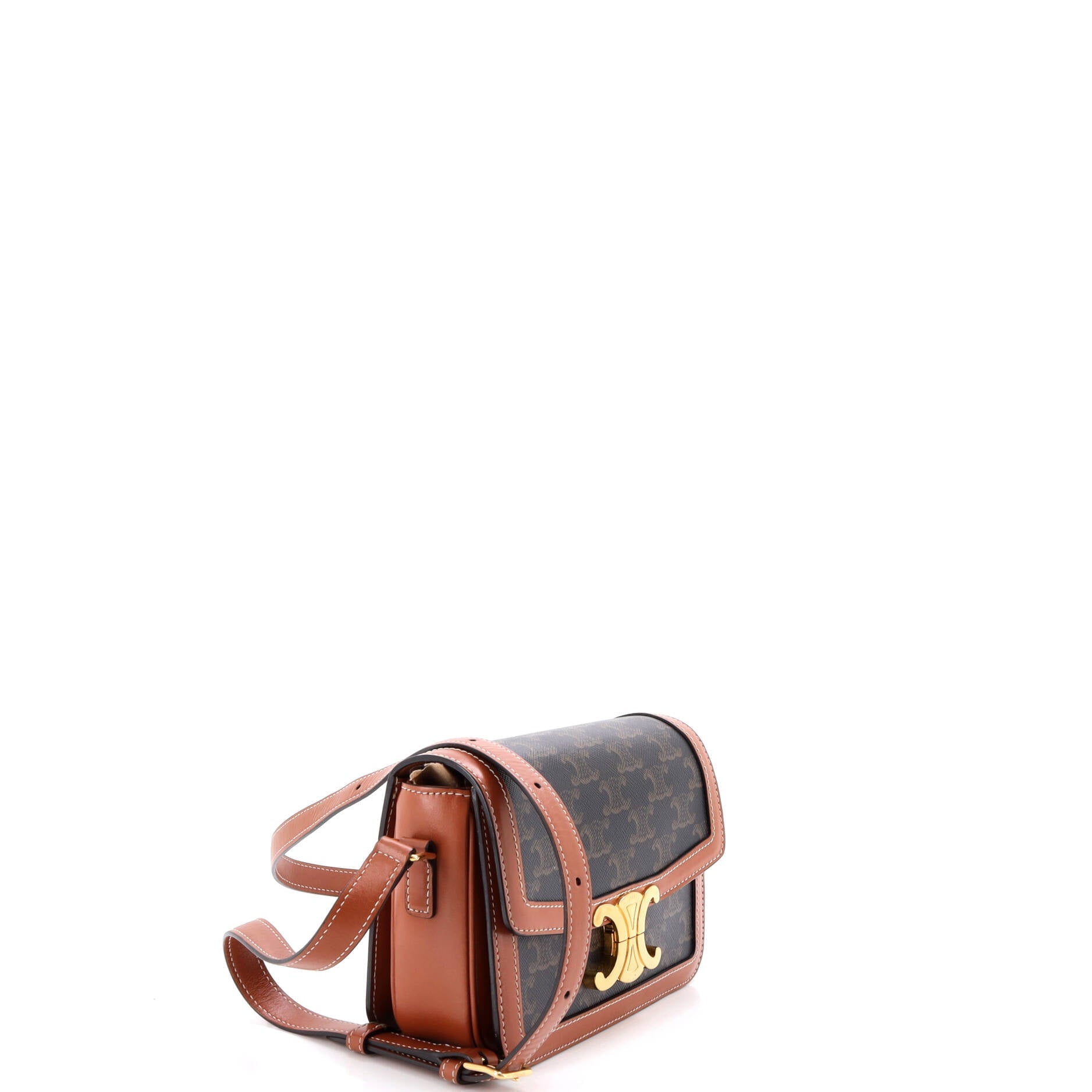 Triomphe Shoulder Bag Triomphe Coated Canvas Teen