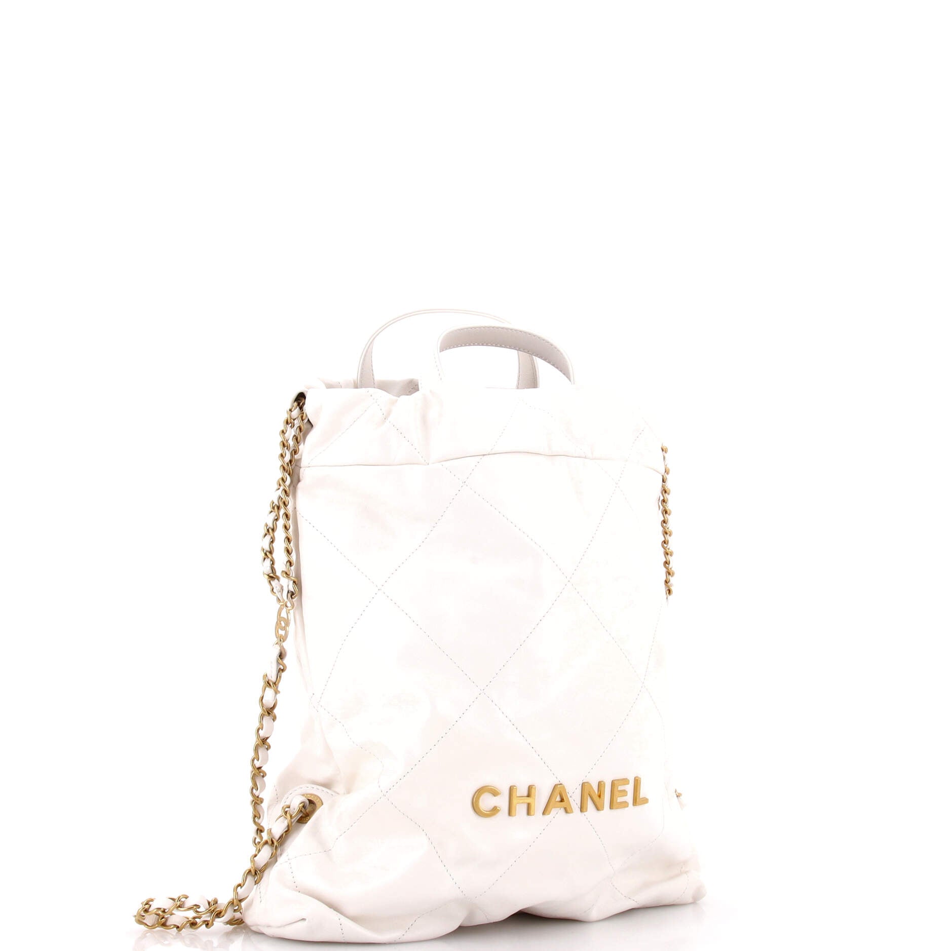 22 Chain Backpack Quilted Calfskin Medium