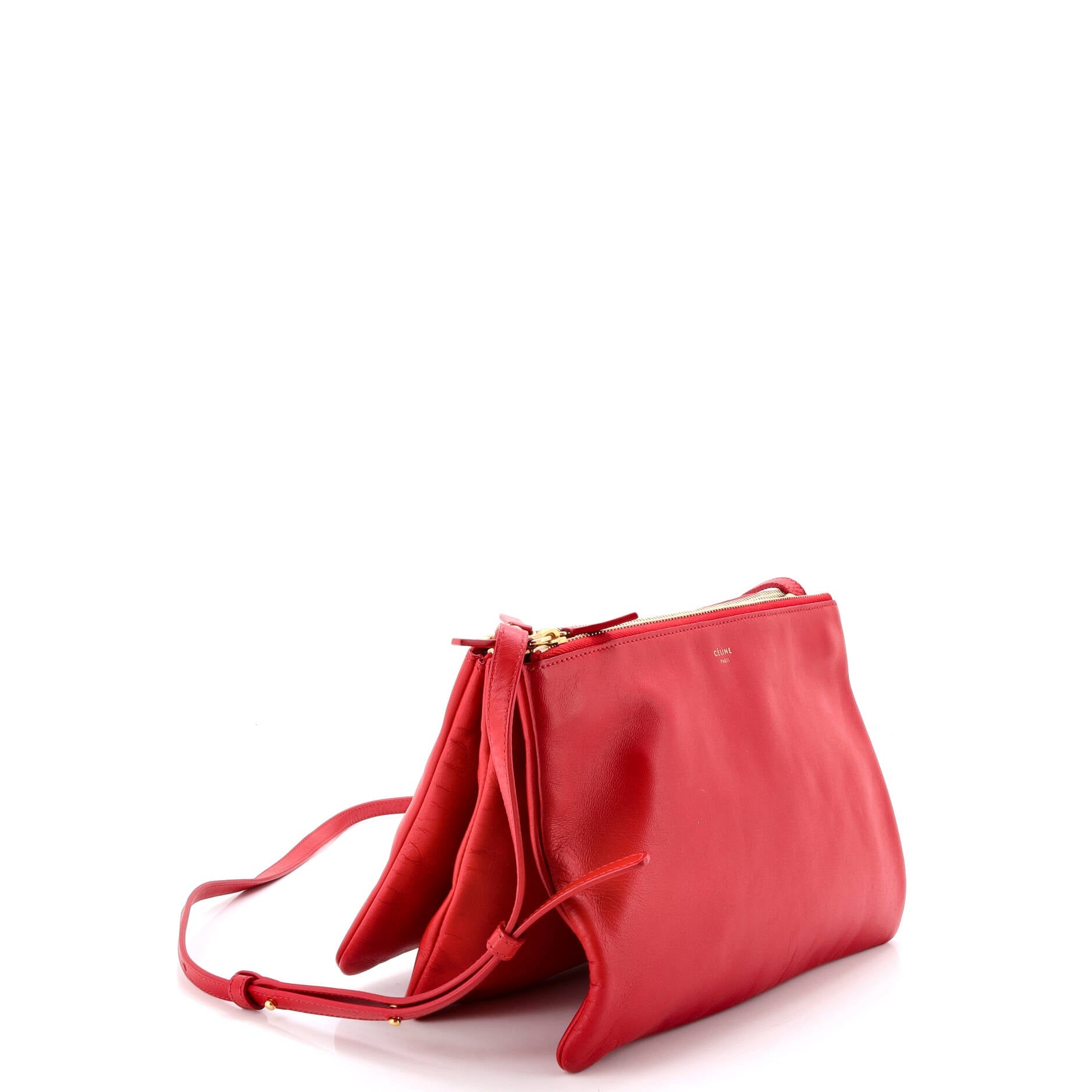 Trio Crossbody Bag Leather Small
