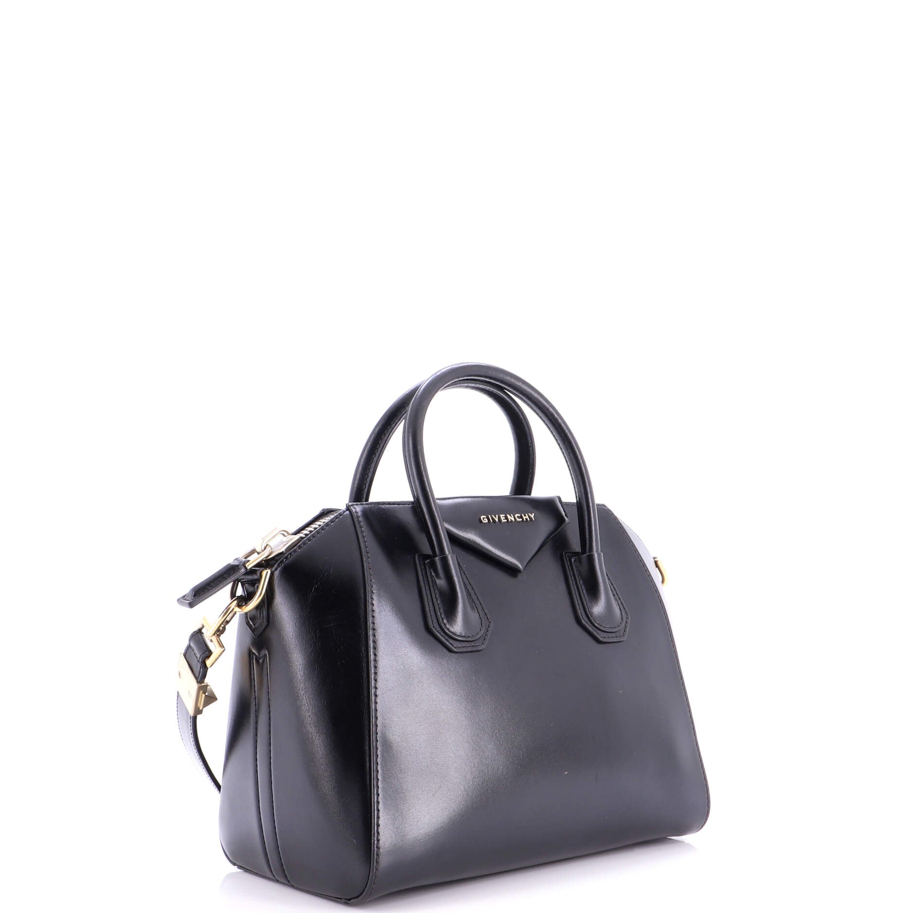 Antigona Bag Glazed Leather Small