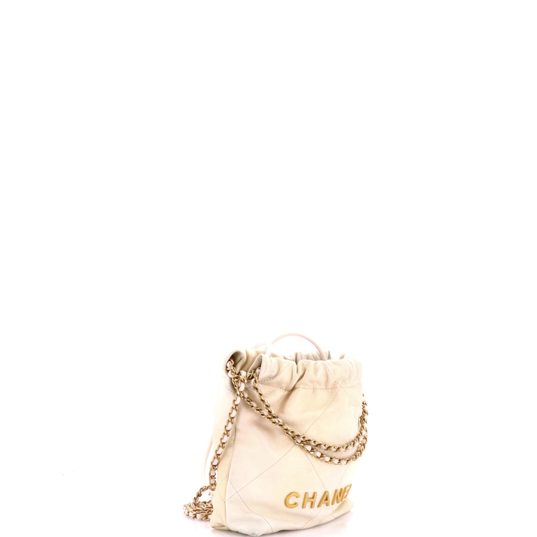 22 Chain Hobo Quilted Shaded Calfskin Mini