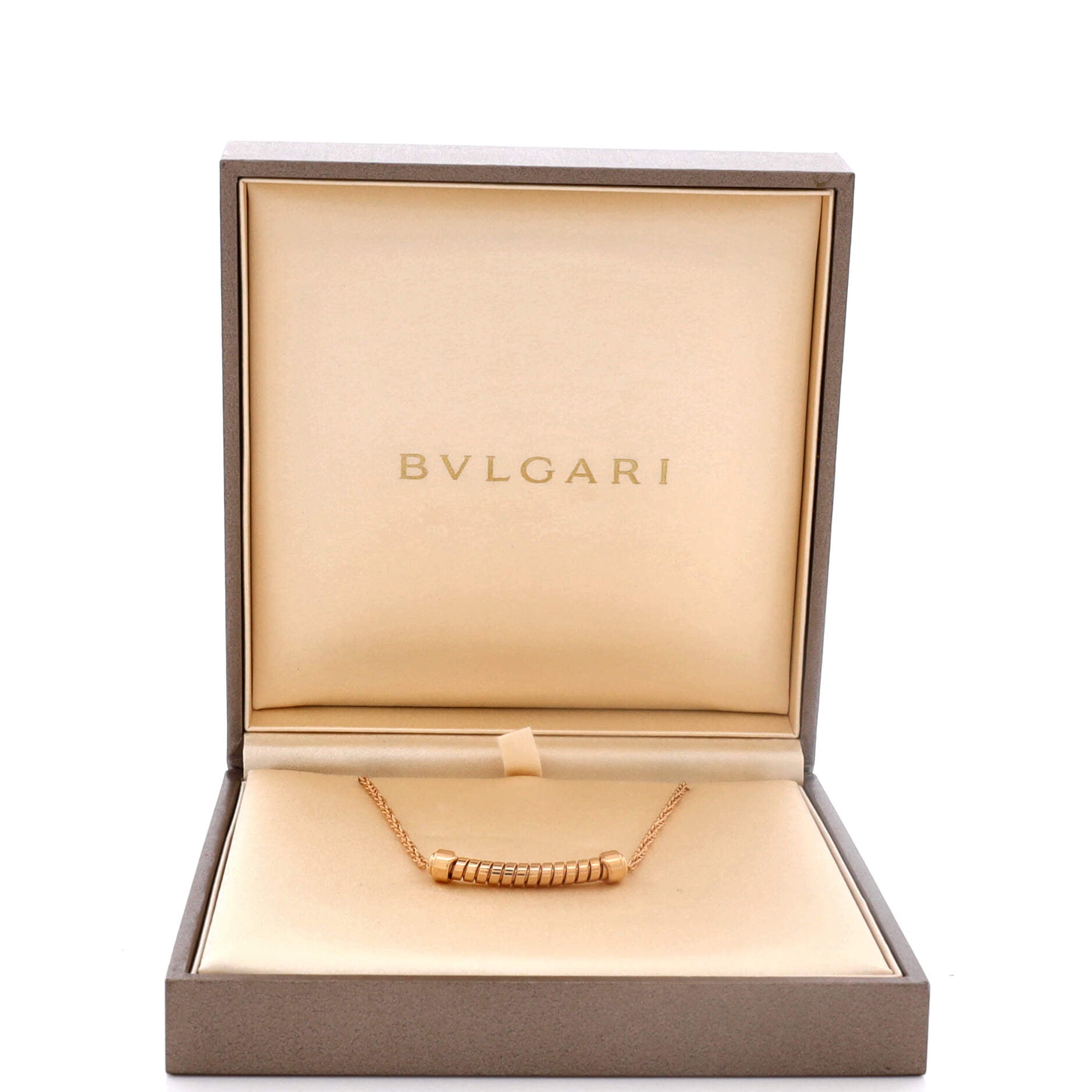 Tubogas Pendant Necklace 18K Rose Gold