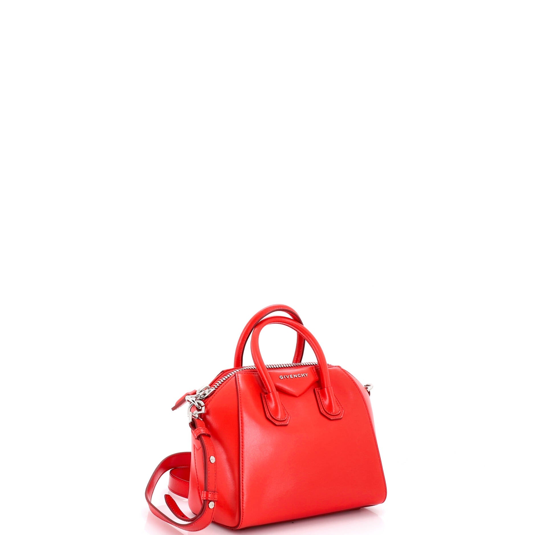 Antigona Bag Glazed Leather Mini
