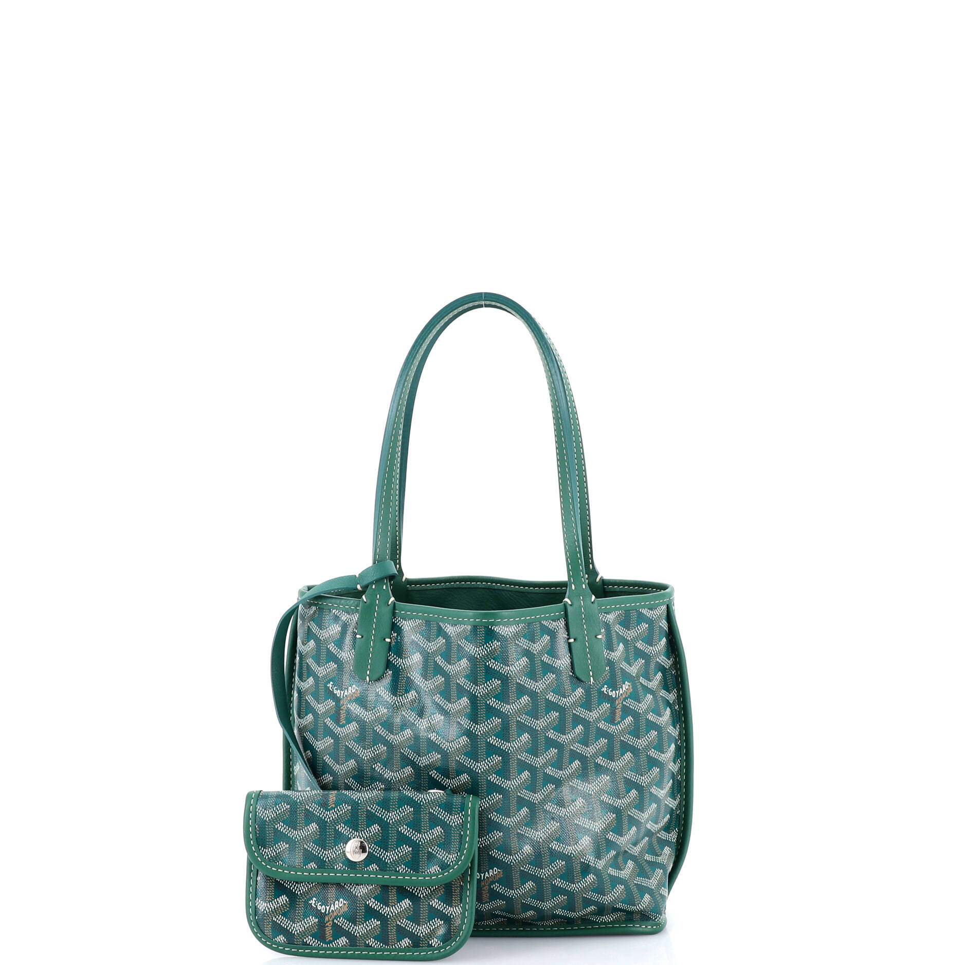 Anjou Reversible Tote Coated Canvas Mini