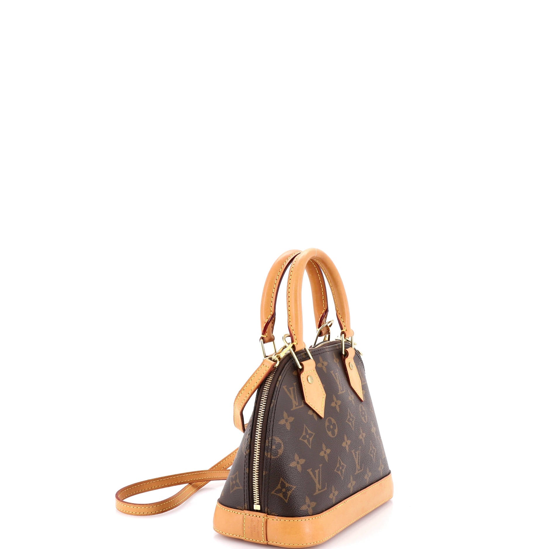 Alma Handbag Monogram Canvas BB