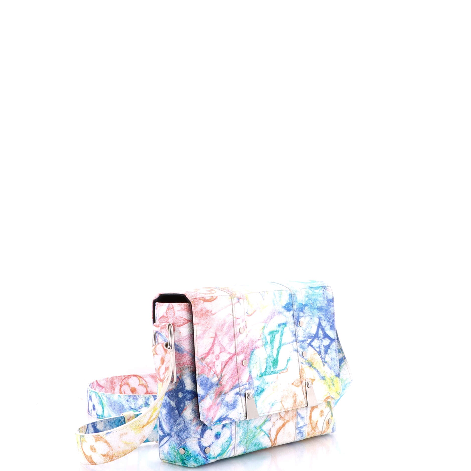 Trunk Messenger Bag Limited Edition Monogram Pastel Multicolor