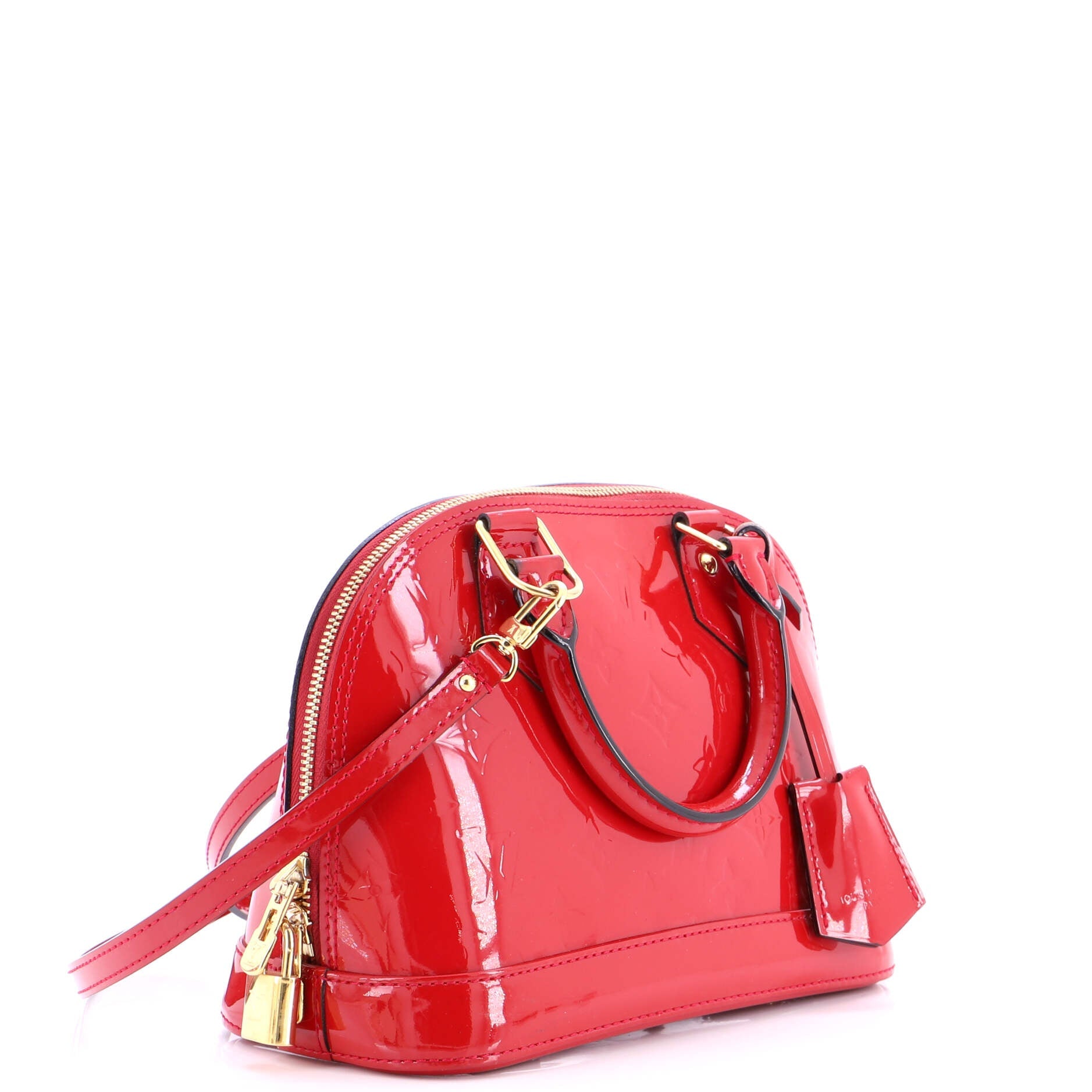 Alma Handbag Monogram Vernis BB