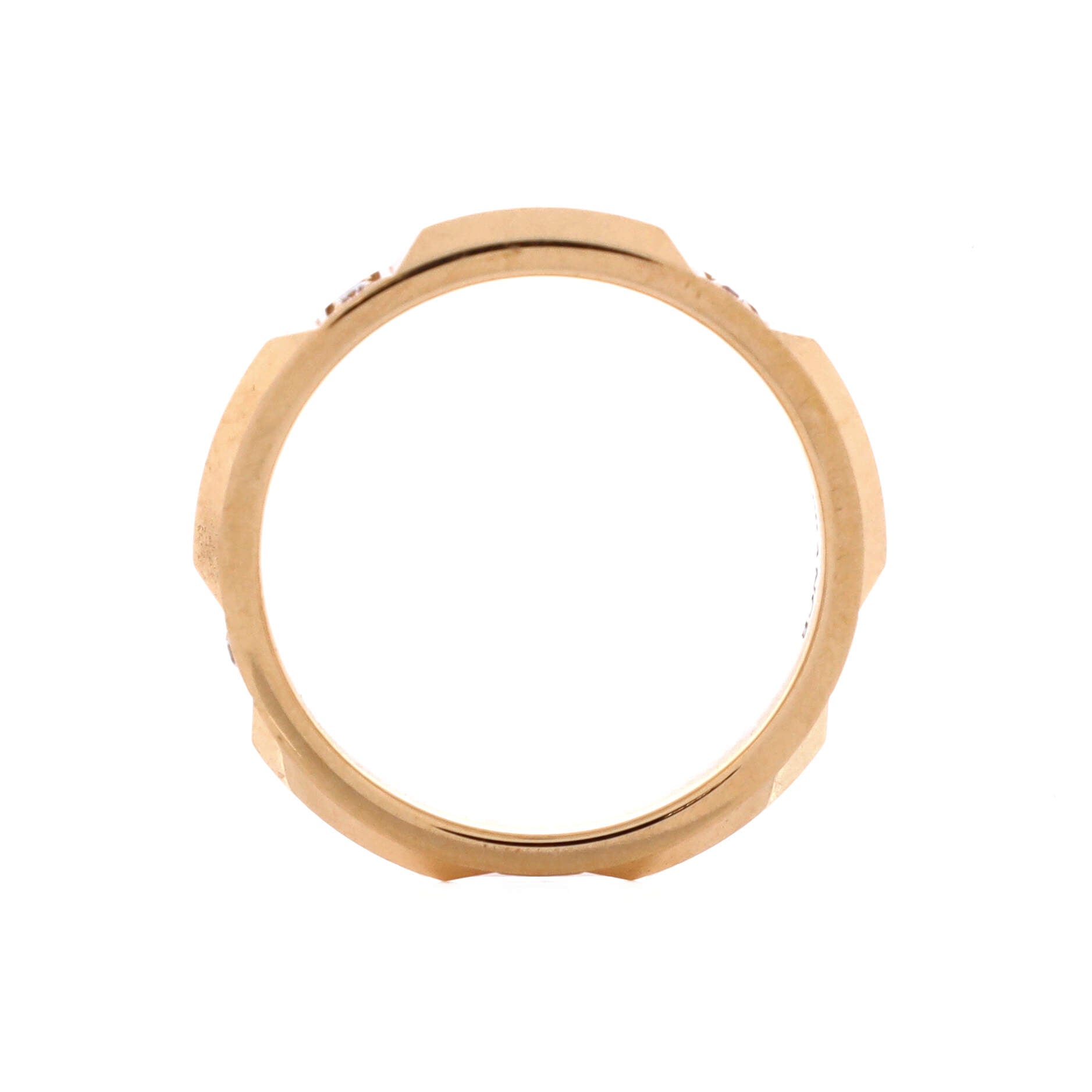 True Band Ring 18K Rose Gold with Diamonds 2.5mm