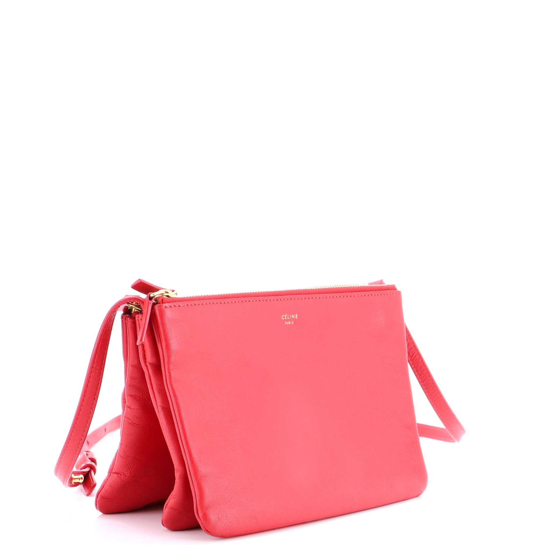 Trio Crossbody Bag Leather Small