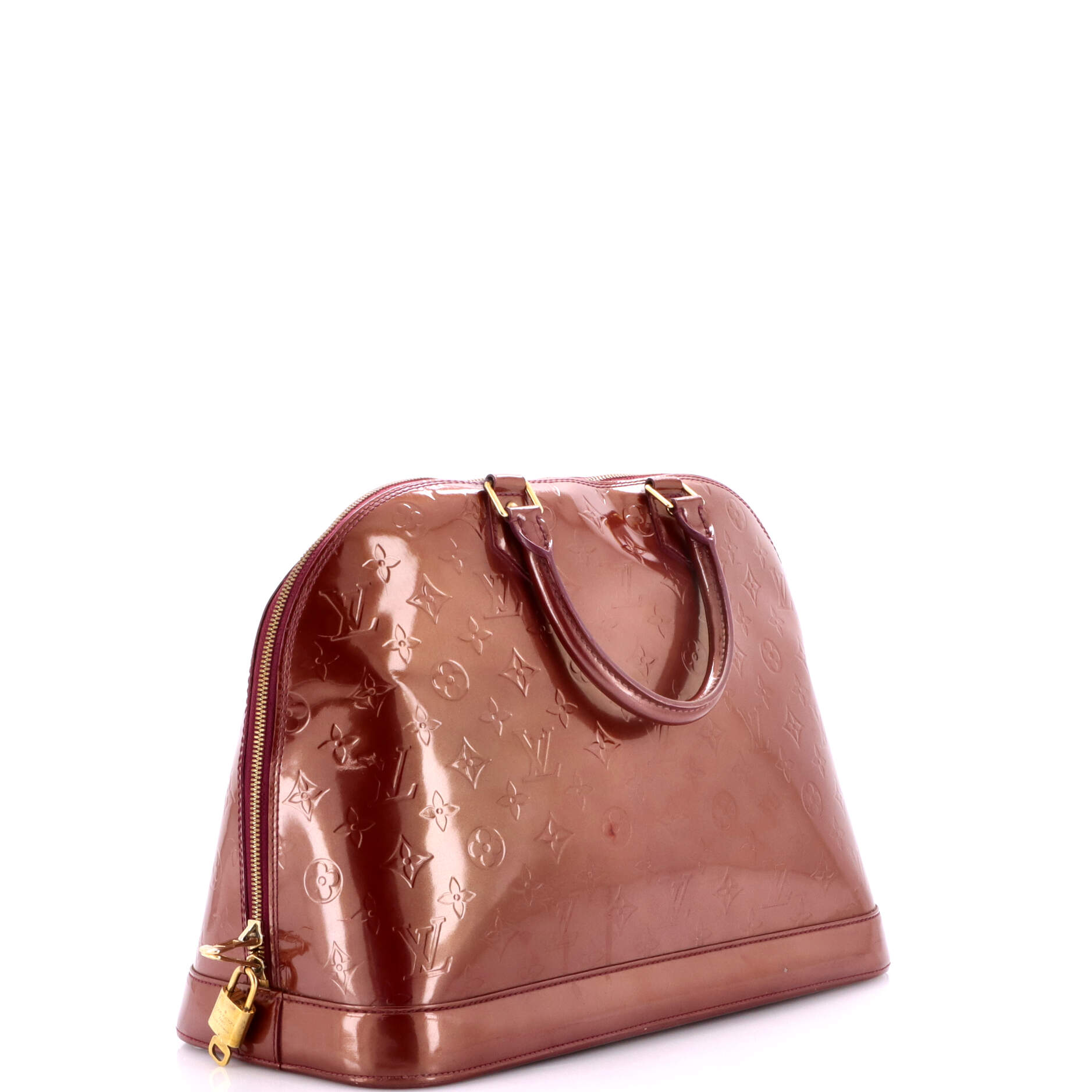 Alma Handbag Monogram Vernis GM