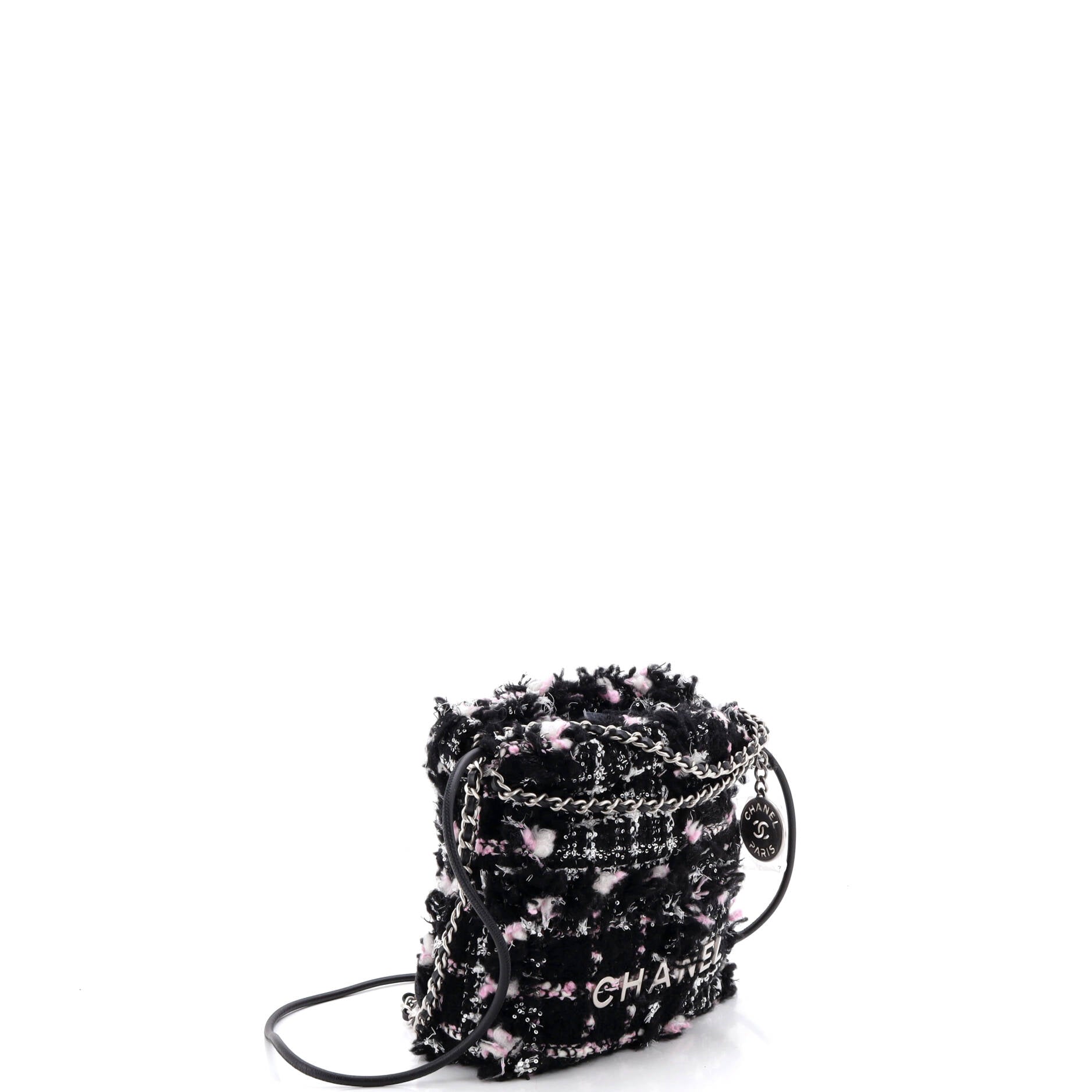 22 Chain Hobo Quilted Tweed Mini