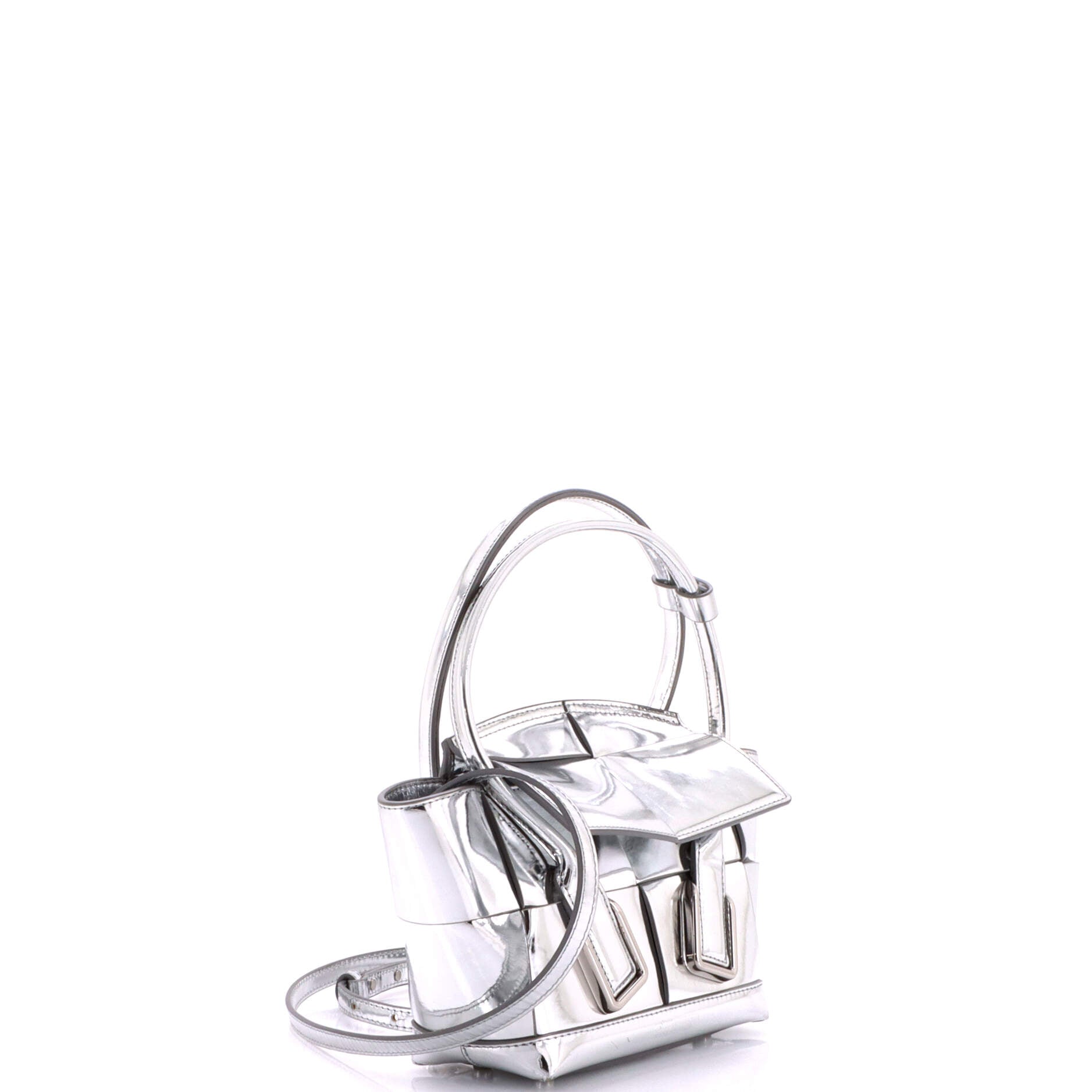 Arco Bag Maxi Intrecciato Leather Mini
