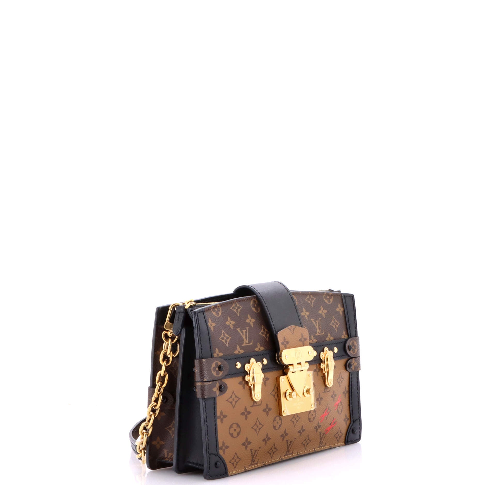 Trunk Clutch Reverse Monogram Canvas