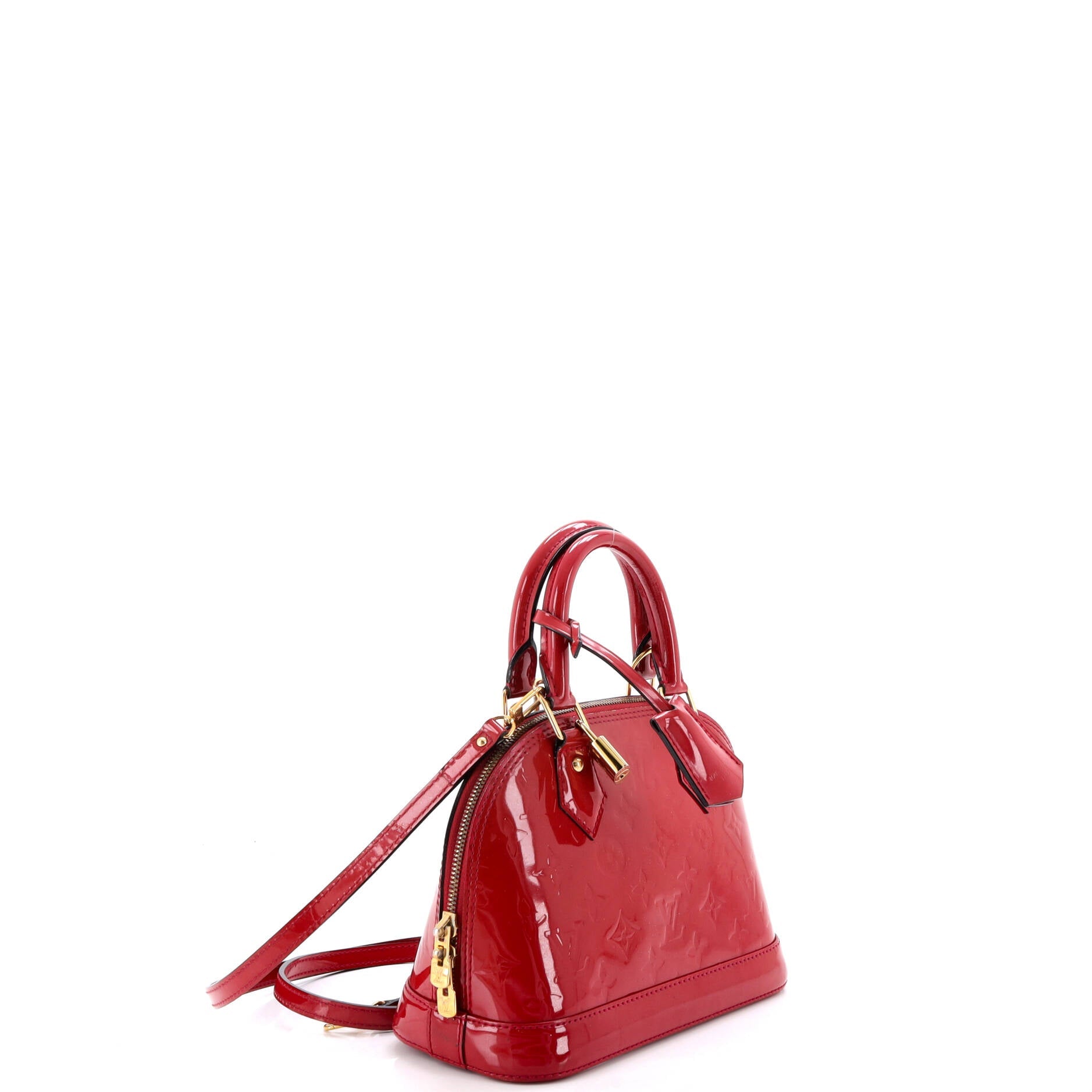 Alma Handbag Monogram Vernis BB