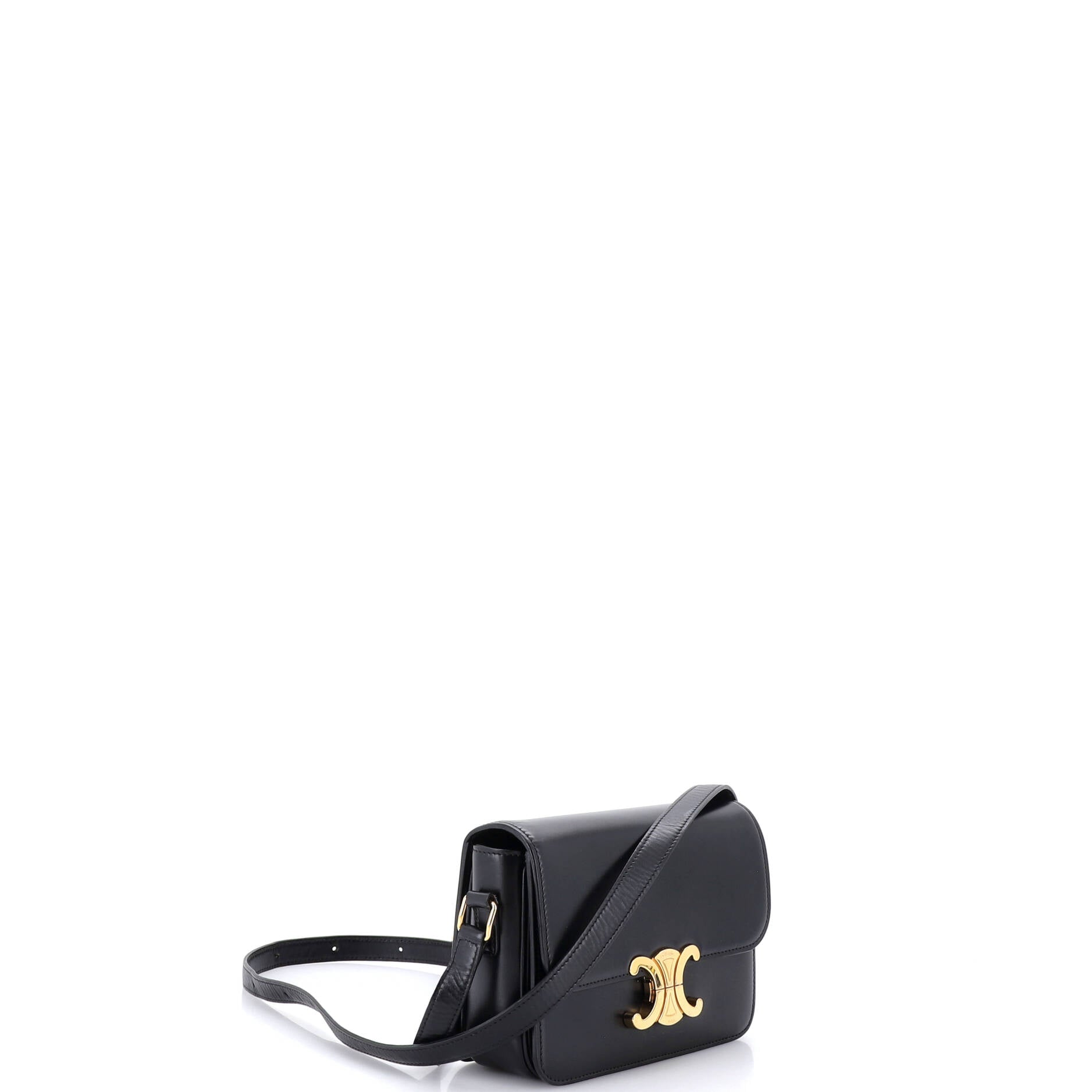 Triomphe Shoulder Bag Smooth Calfskin Teen