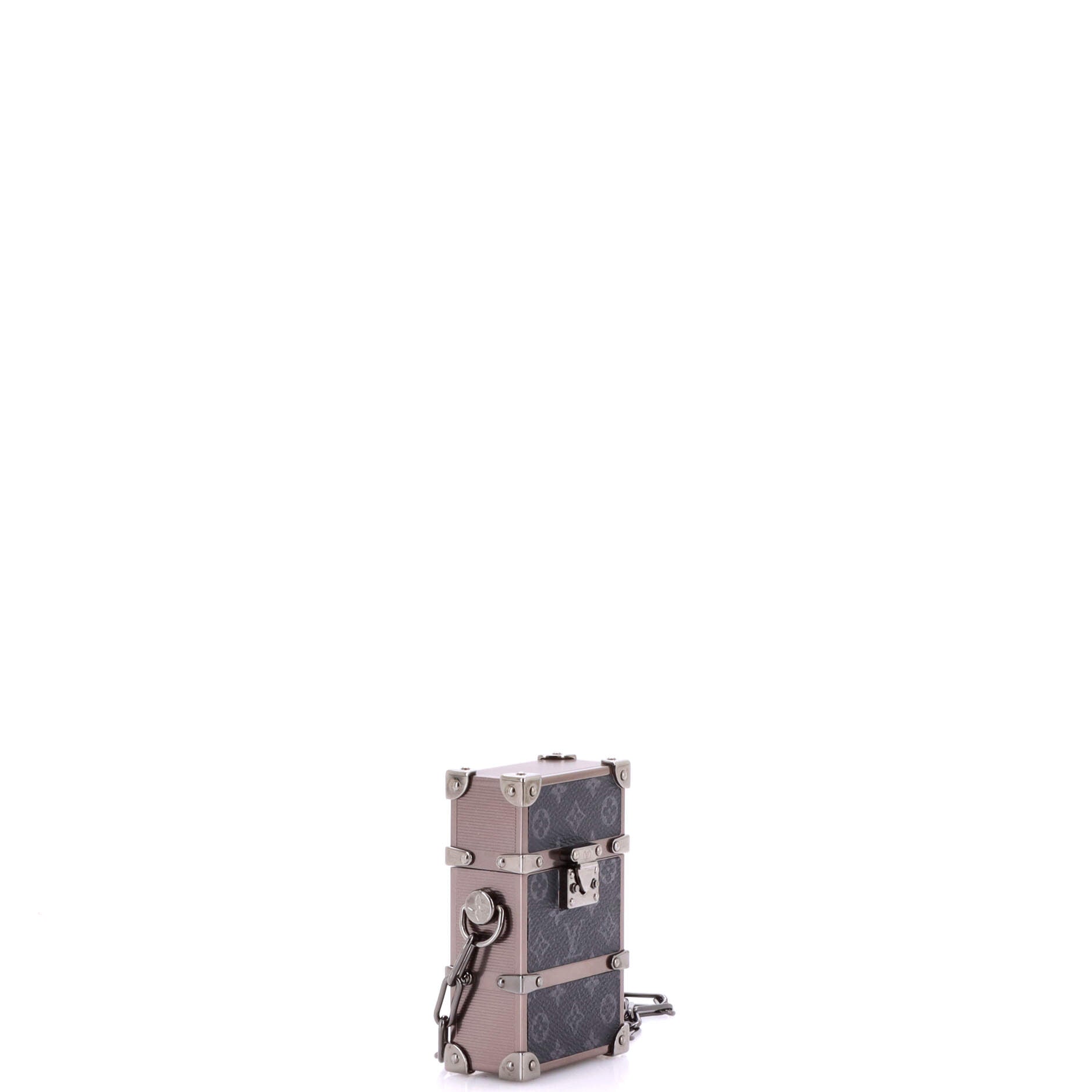 Trunk Box Pouch Monogram Eclipse Canvas