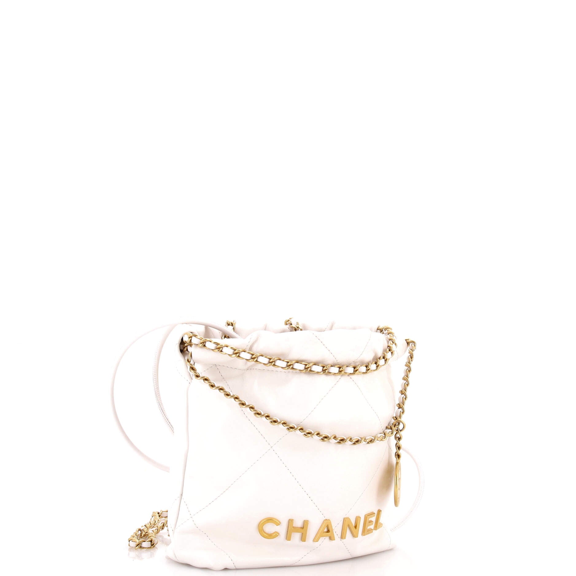 22 Chain Hobo Quilted Calfskin Mini