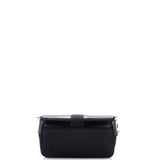 Buckle Pocket Crossbody Bag Spazzolato Leather and Tessuto