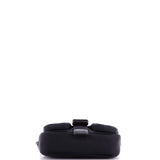 Buckle Pocket Crossbody Bag Spazzolato Leather and Tessuto