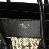 Luggage Bag Python and Leather Mini