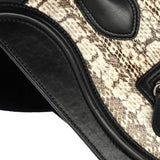 Luggage Bag Python and Leather Mini