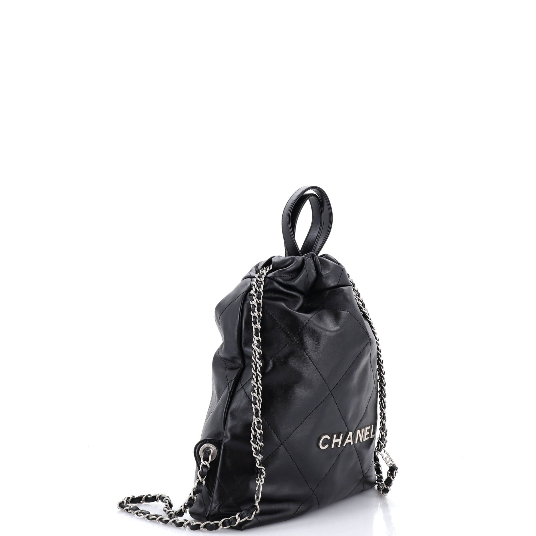 22 Chain Backpack Quilted Calfskin Medium