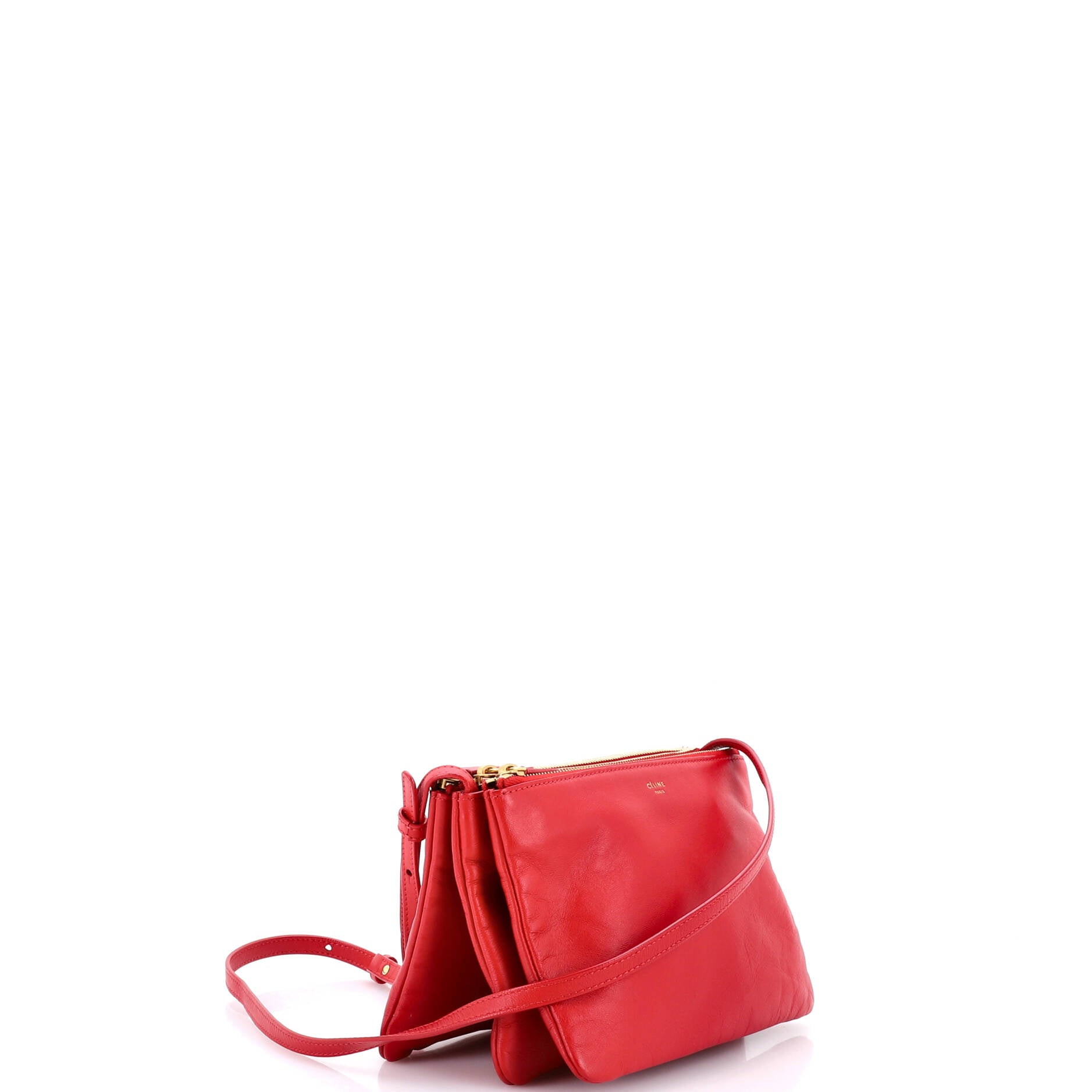 Trio Crossbody Bag Leather Small