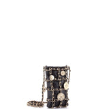 Tech Me Out Medallion Clutch With Chain Lambskin