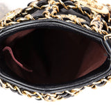 Tech Me Out Medallion Clutch With Chain Lambskin