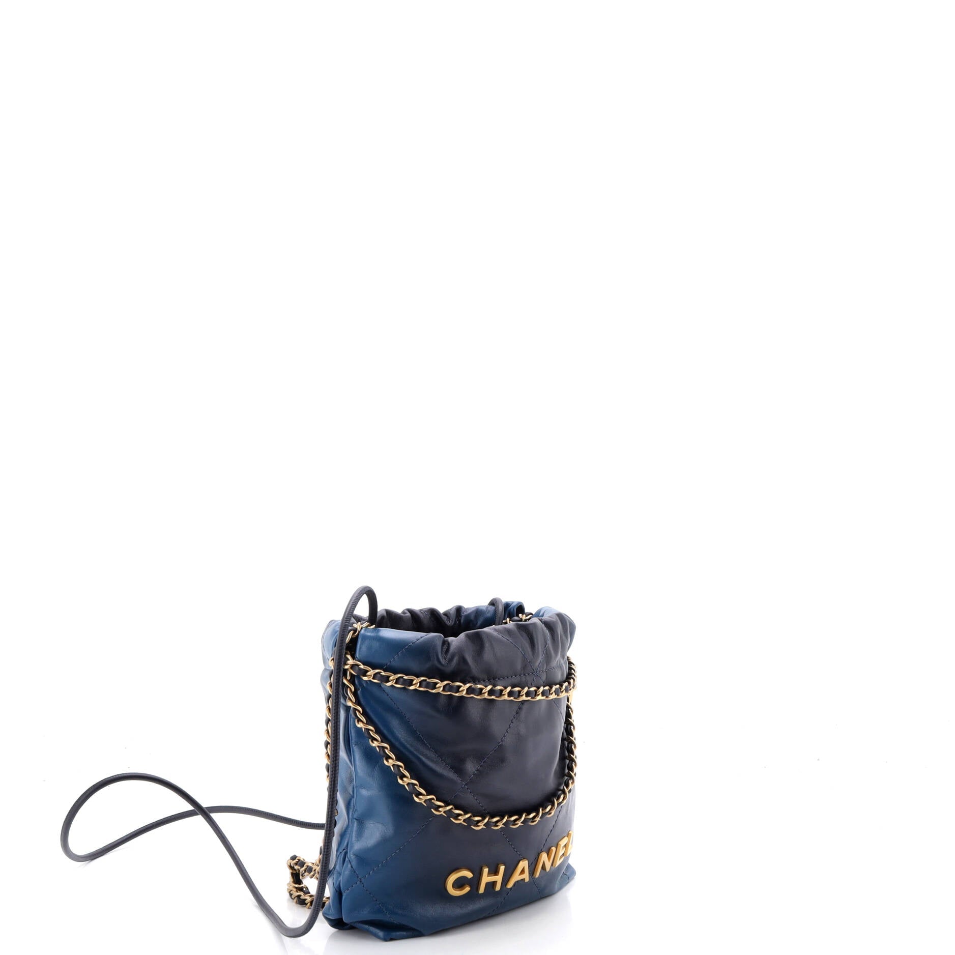 22 Chain Hobo Quilted Shaded Calfskin Mini