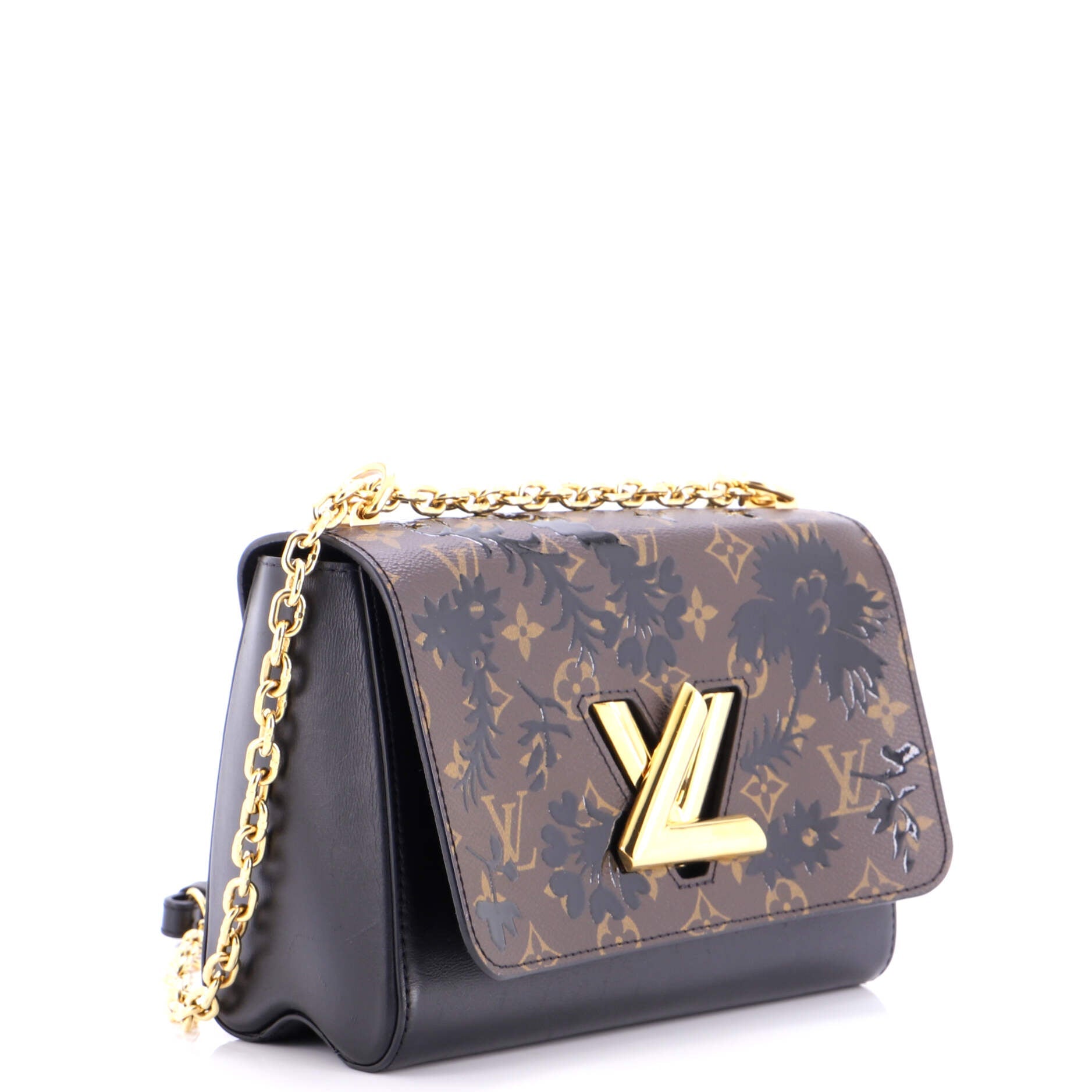 Twist Handbag Limited Edition Blossom Monogram Canvas MM
