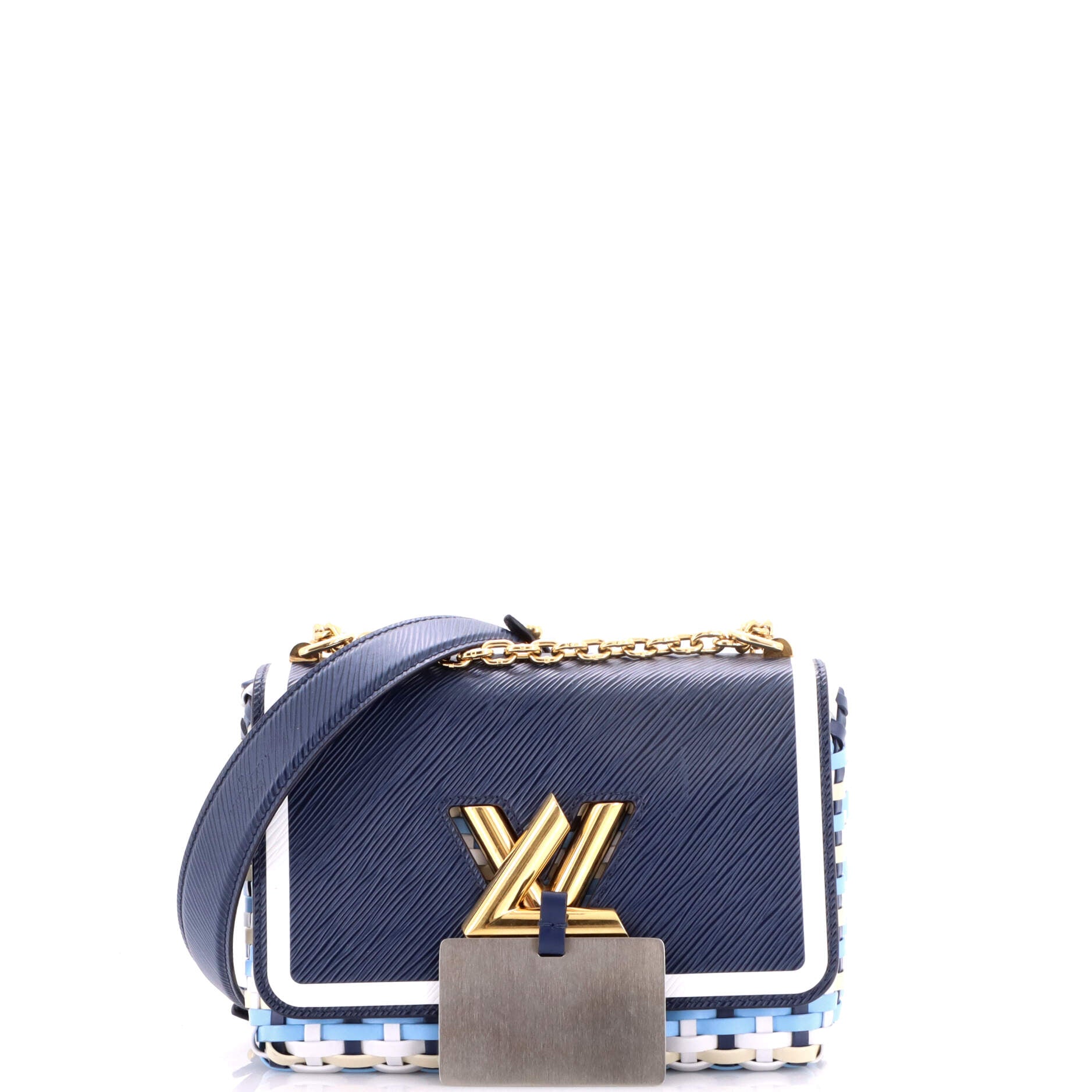 Twist Guinguette Handbag Epi and Braided Leather MM